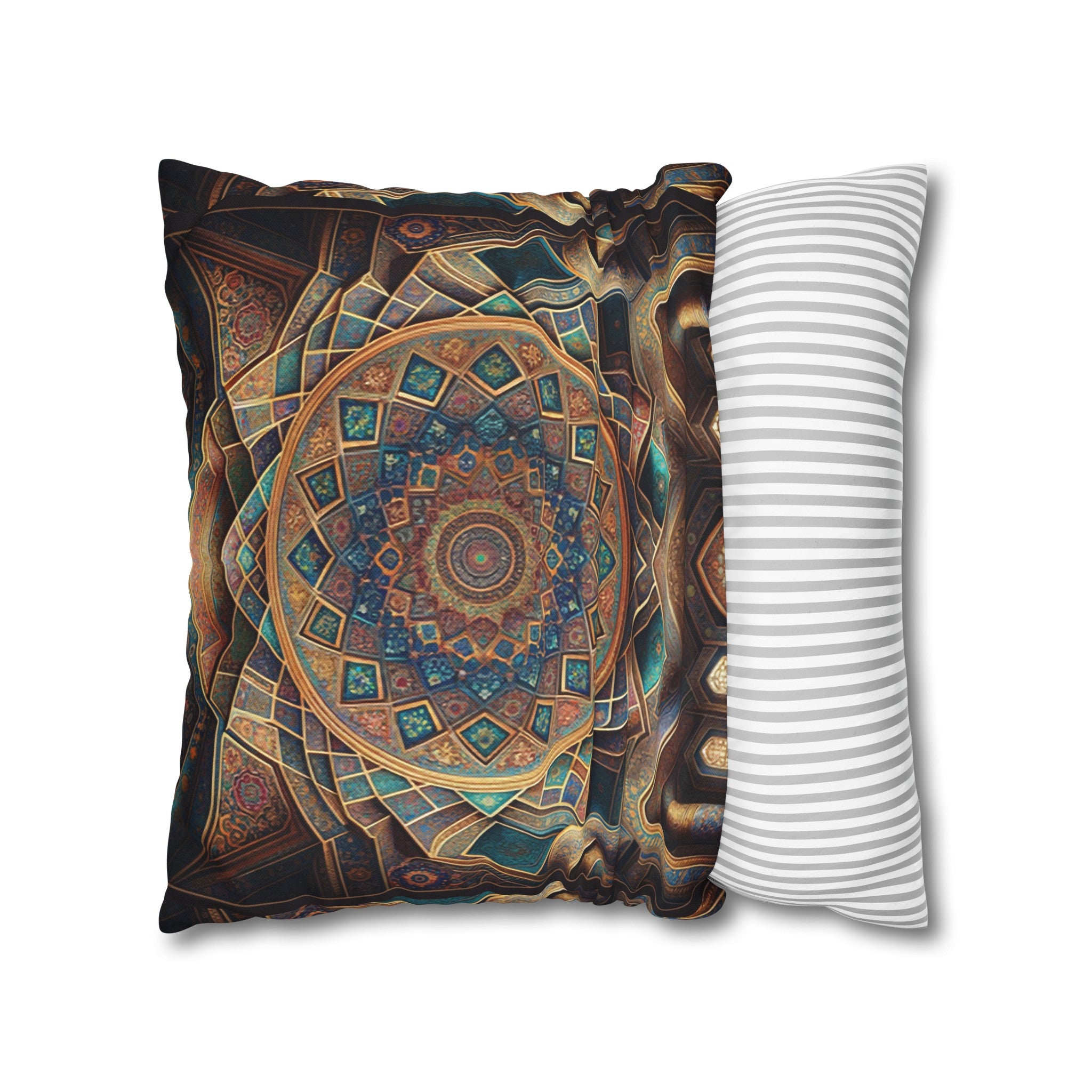 Persian Art 5 - Polyester Square Pillowcase