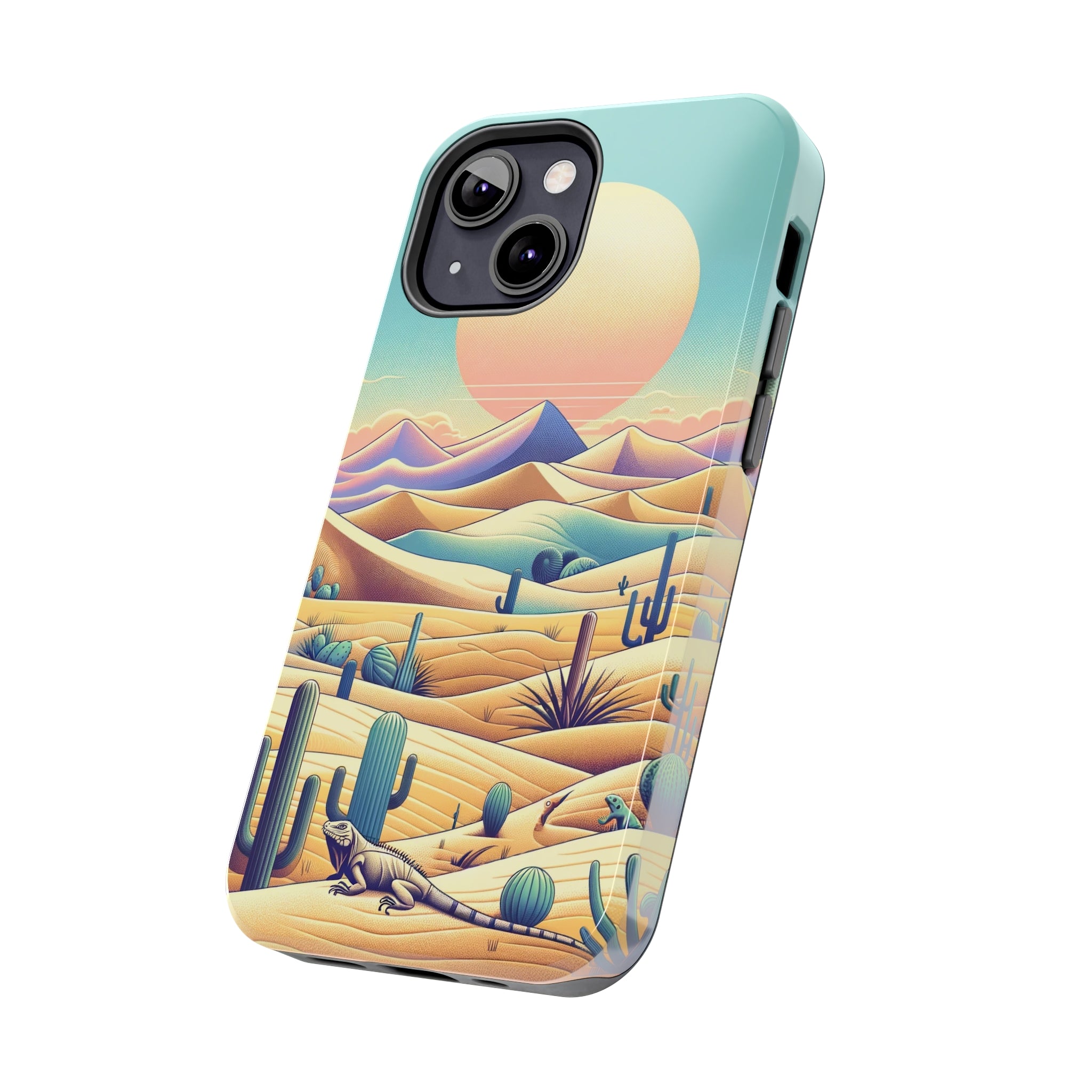 Iguana in the desert 2 - Tough Phone Case