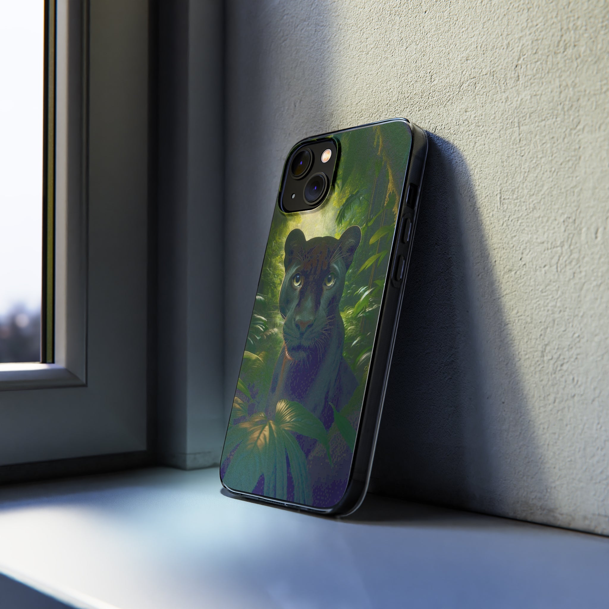 Curious Panther - Soft Phone Case