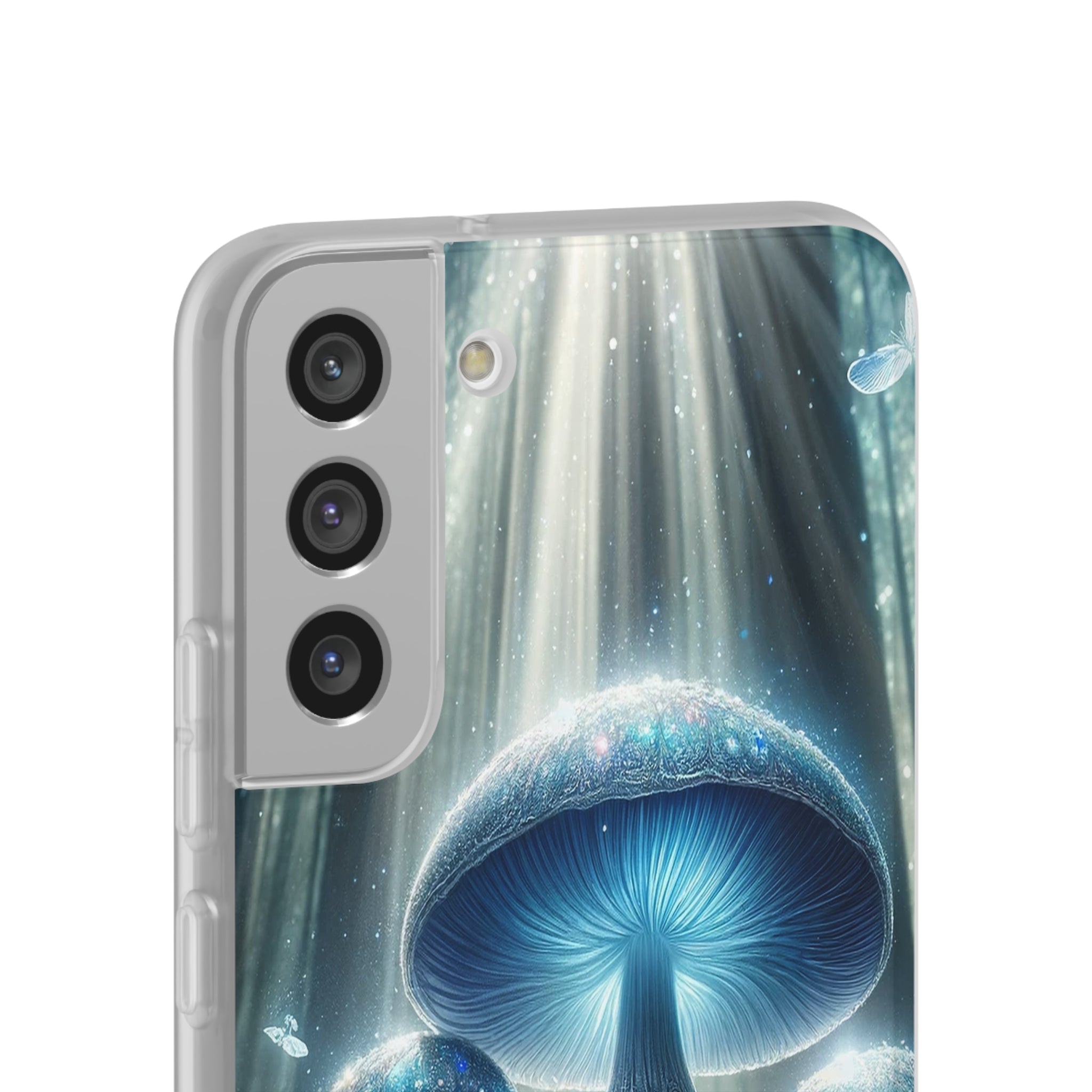 Lightblue mushrooms - Flexi Case (Samsung only)