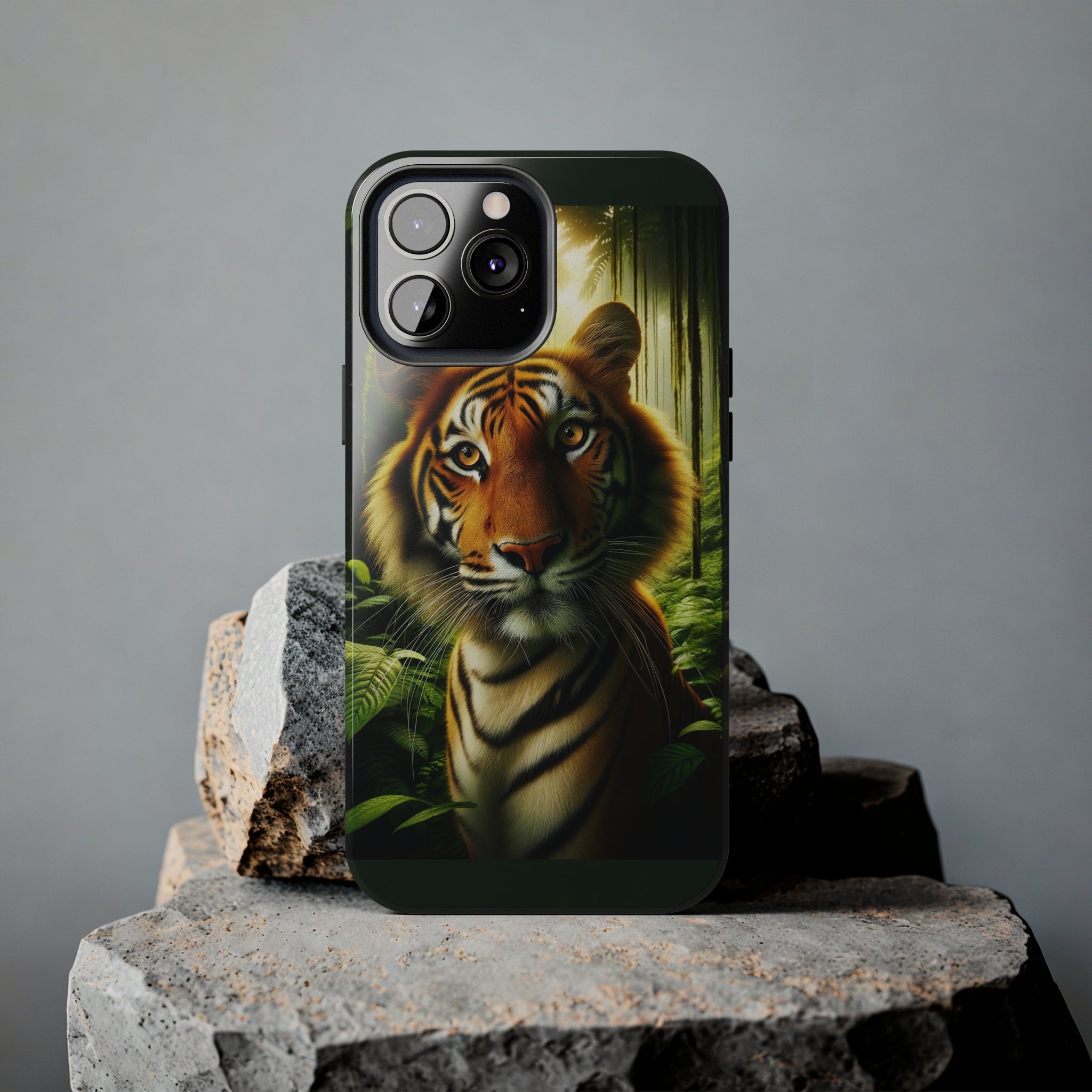 Curious Tiger - Tough Phone Case