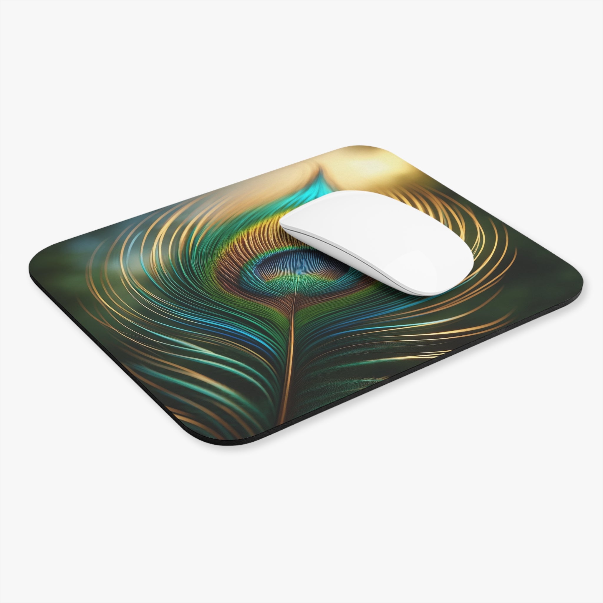 Peacock feather - Mouse Pad (Rectangle)