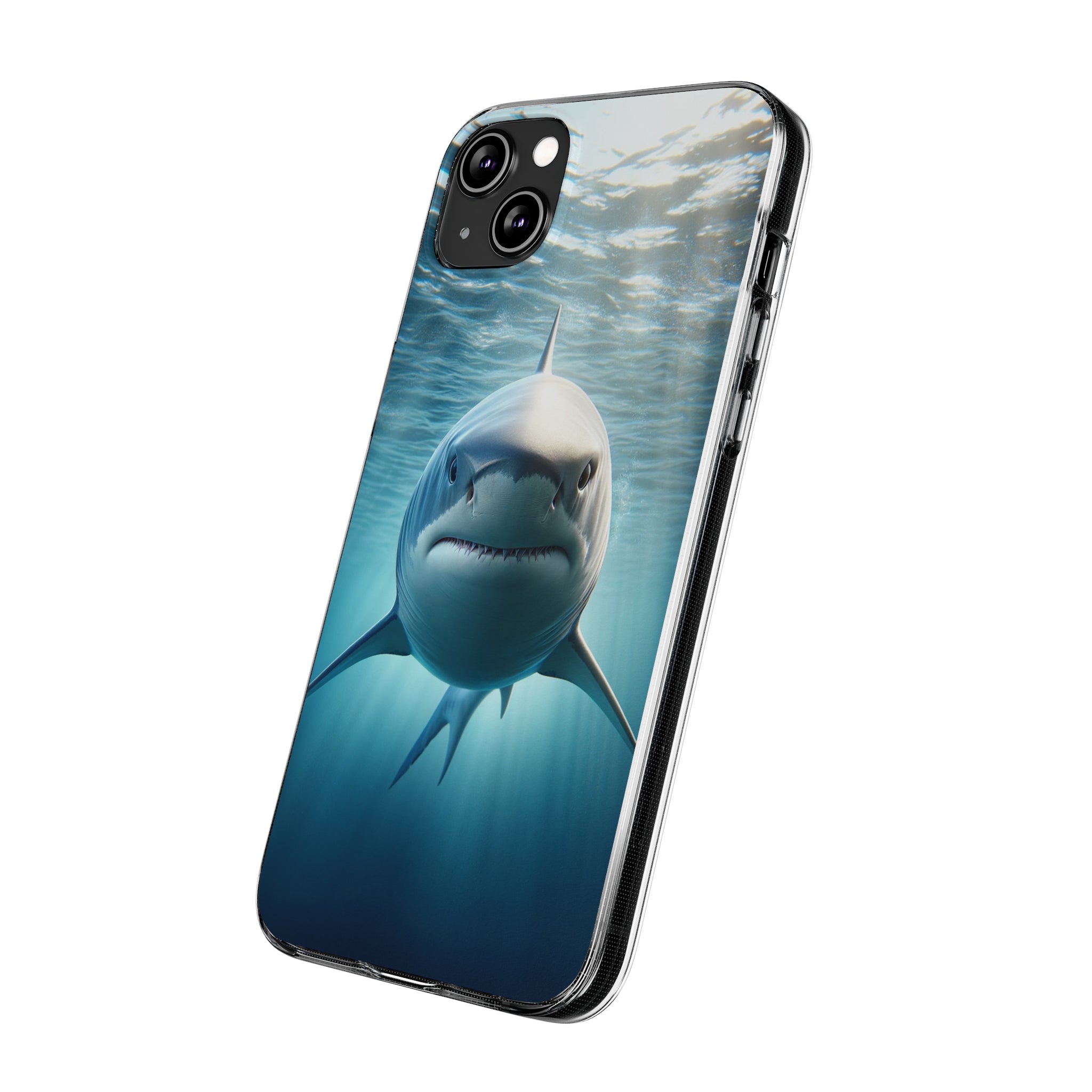 Curious Shark - Soft Phone Case