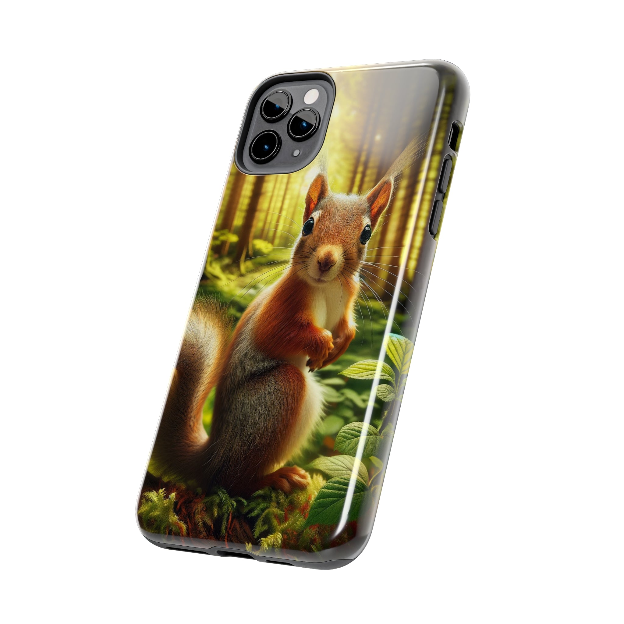 Curious squirrel - Tough Phone Case