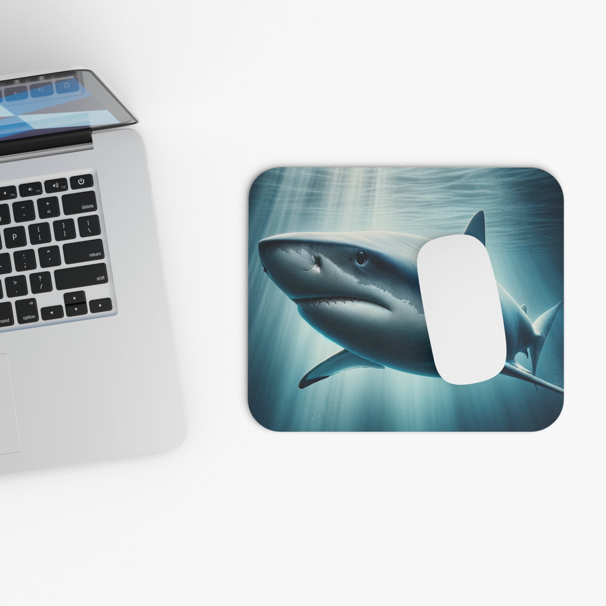 Relaxed shark - Mouse Pad (Rectangle)