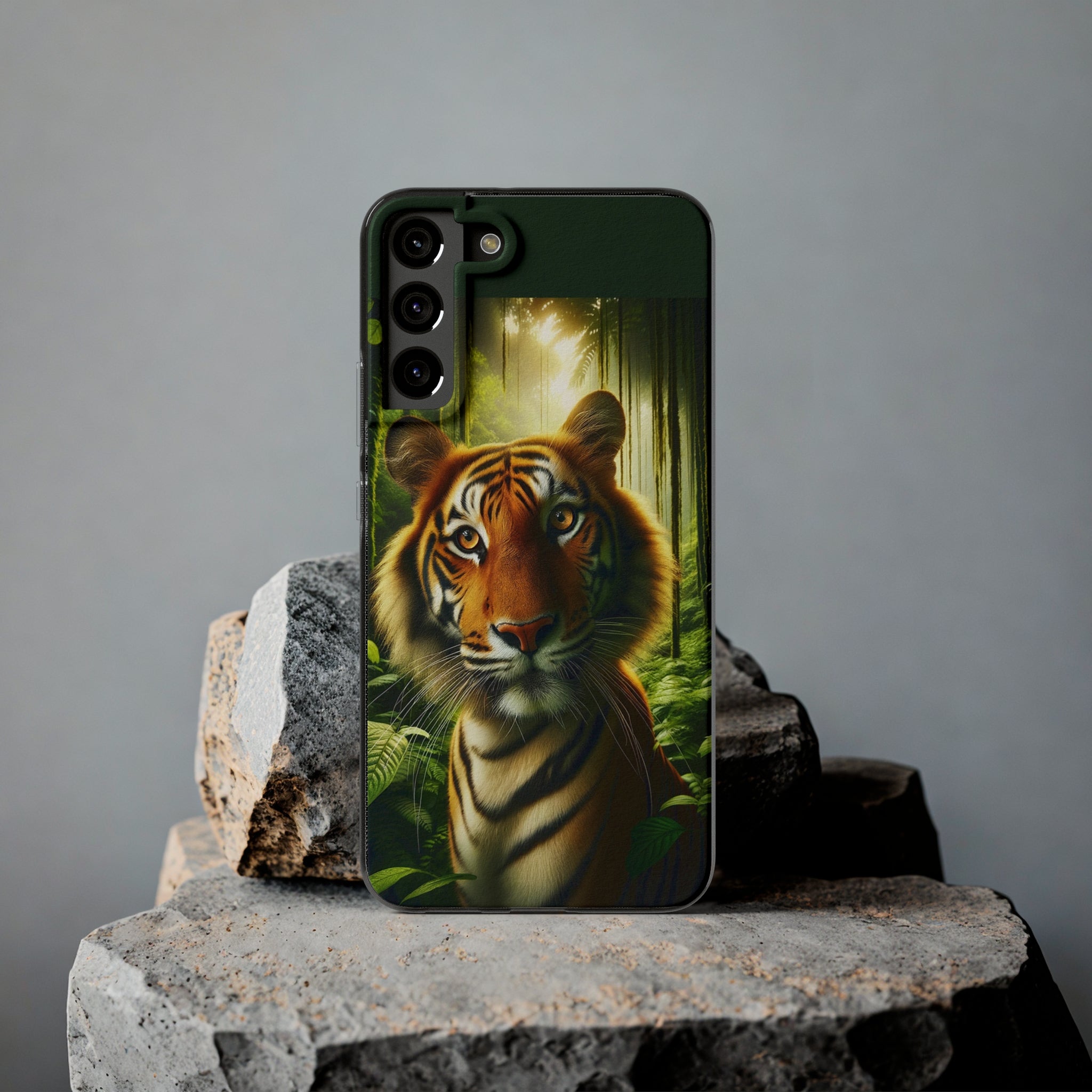 Curious Tiger - Soft Phone Cases