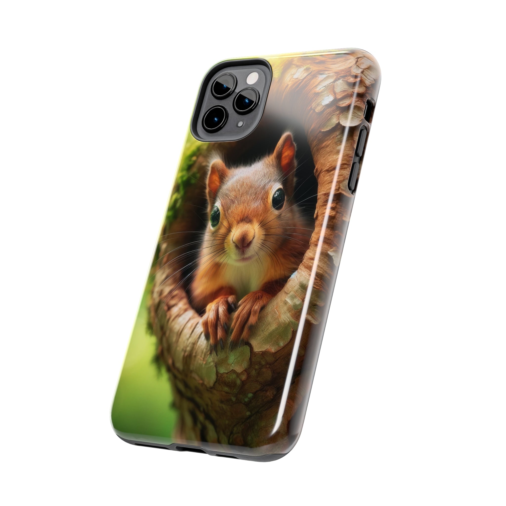 Squirrel in a tree - Tough Phone Case