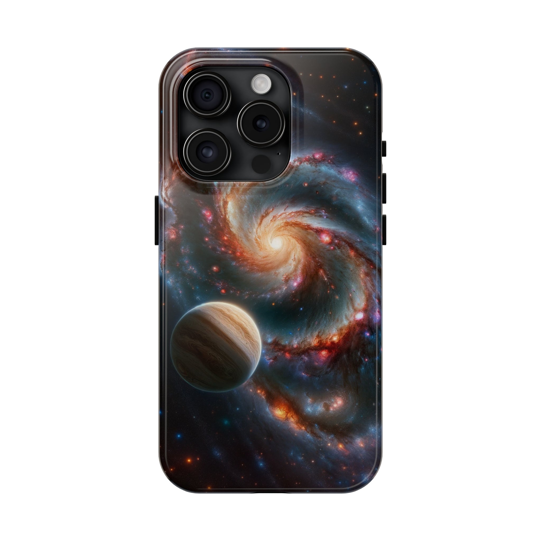 Yellow planet and wormhole - Tough Phone Case