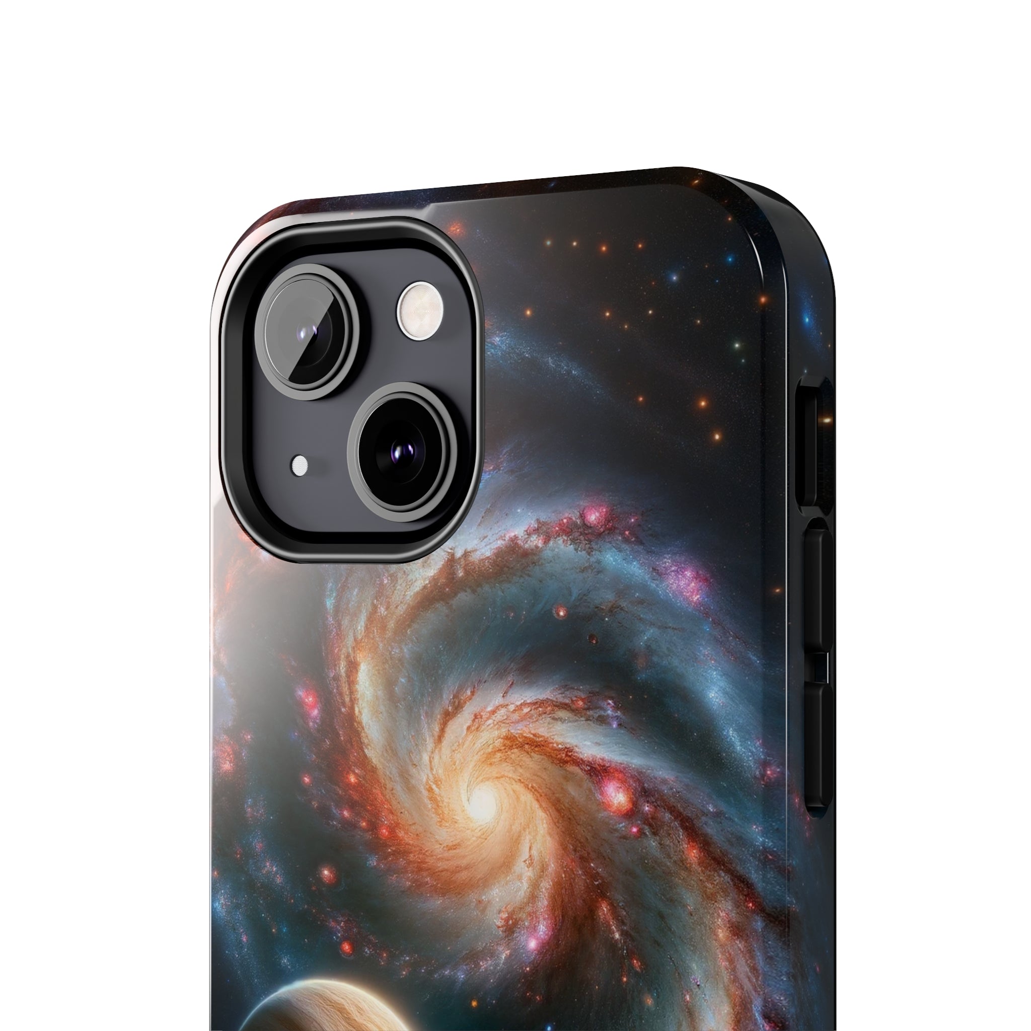 Yellow planet and wormhole - Tough Phone Case