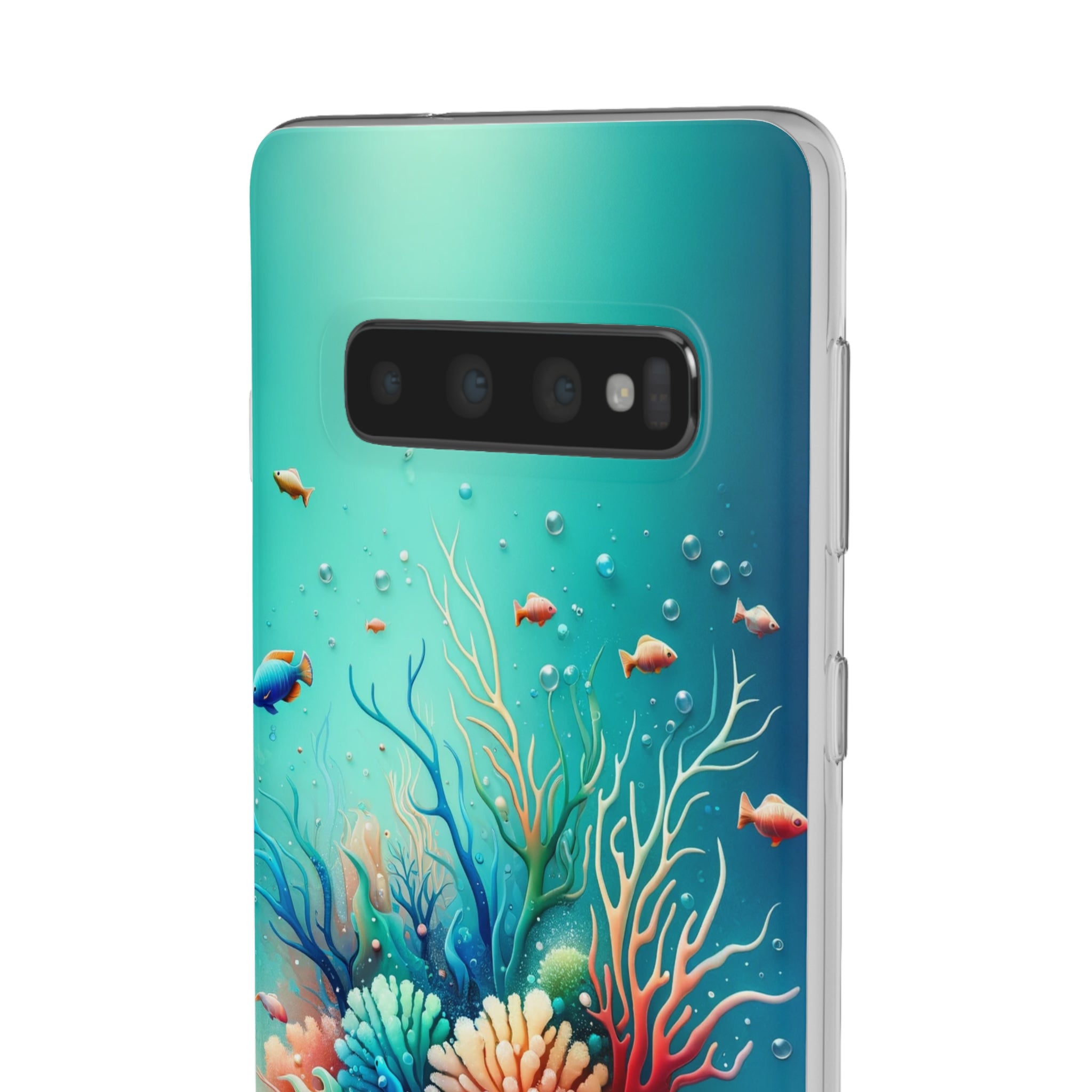 Fish around coral reef - Flexi Case (Samsung only)