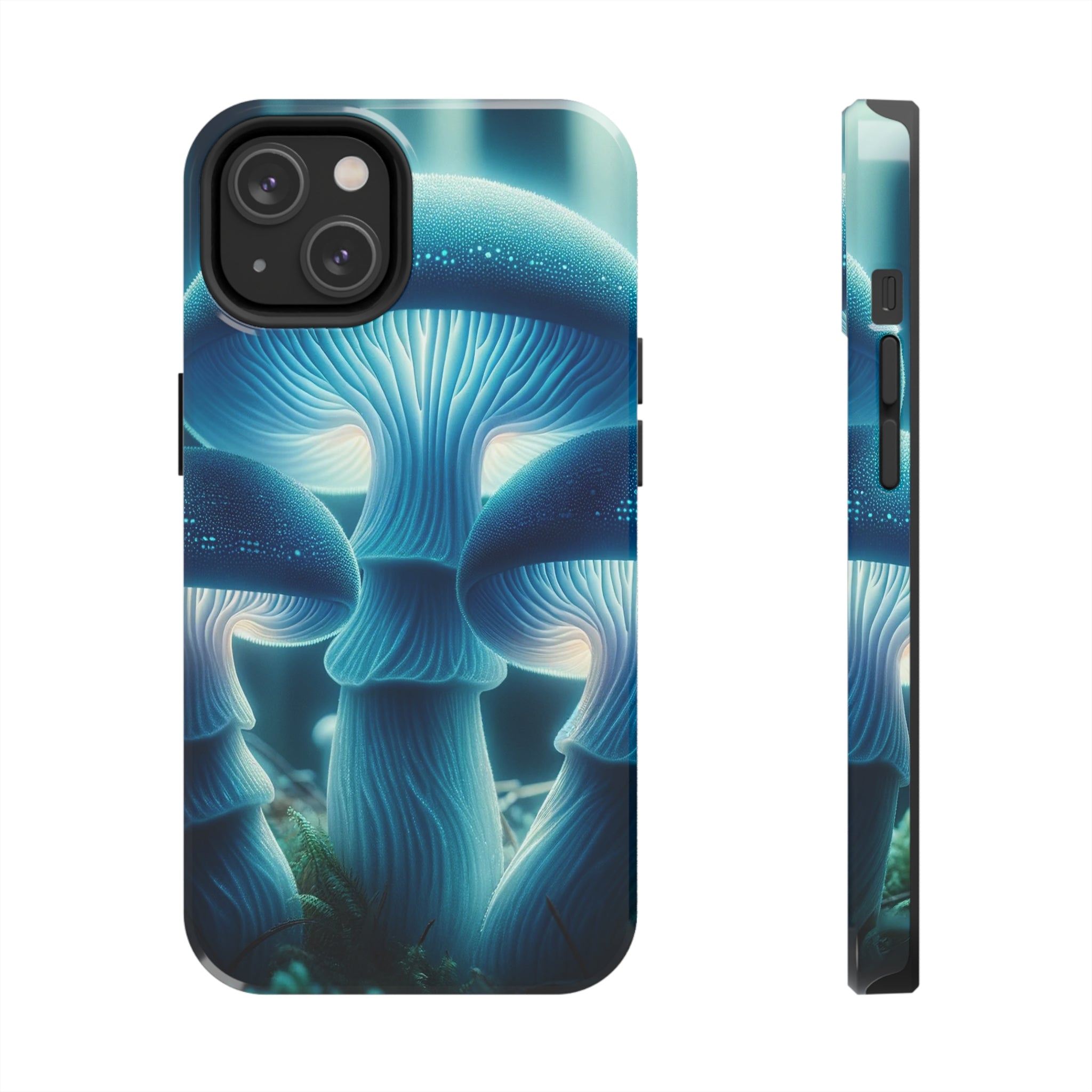 Blue Mushrooms - Tough Phone Case