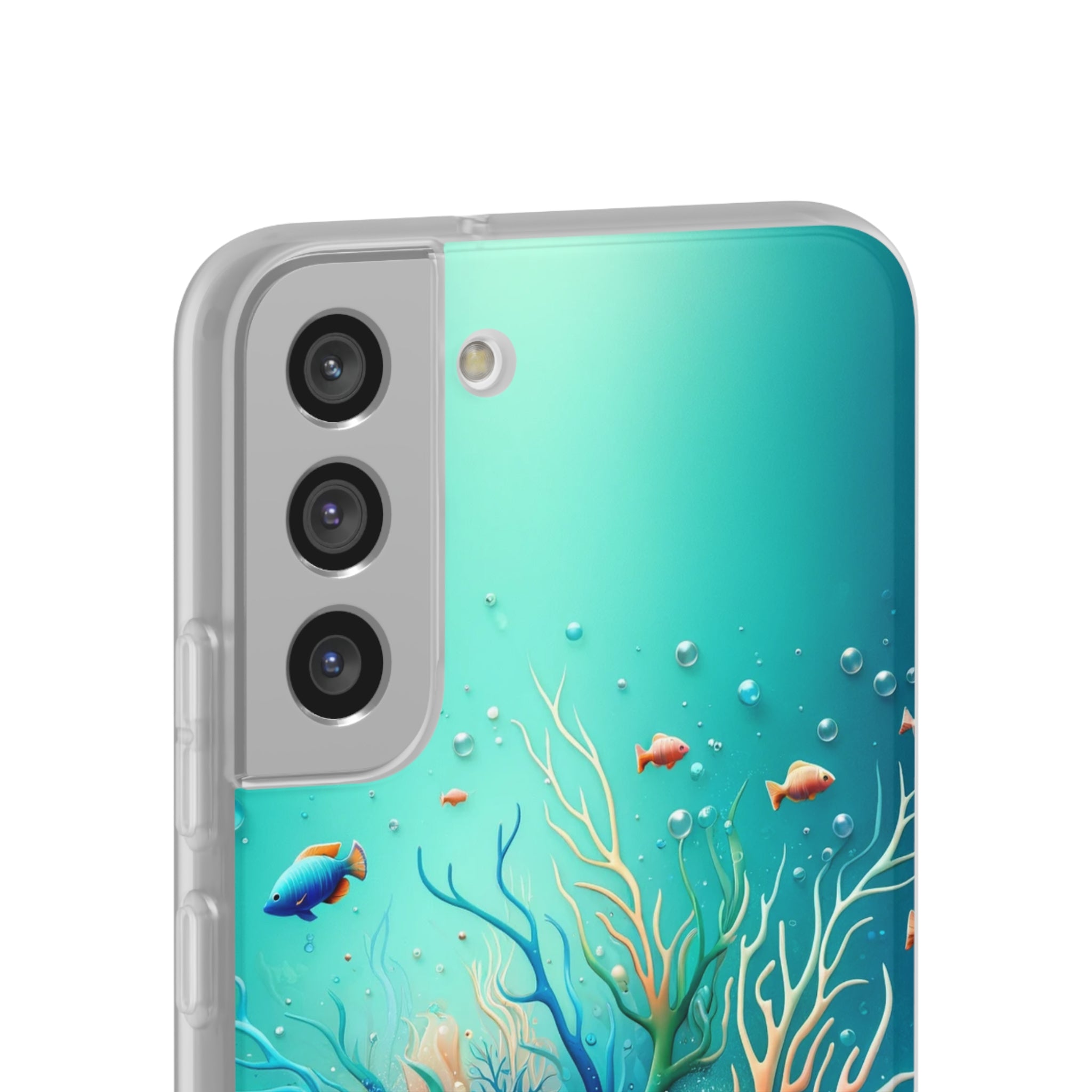 Fish around coral reef - Flexi Case (Samsung only)