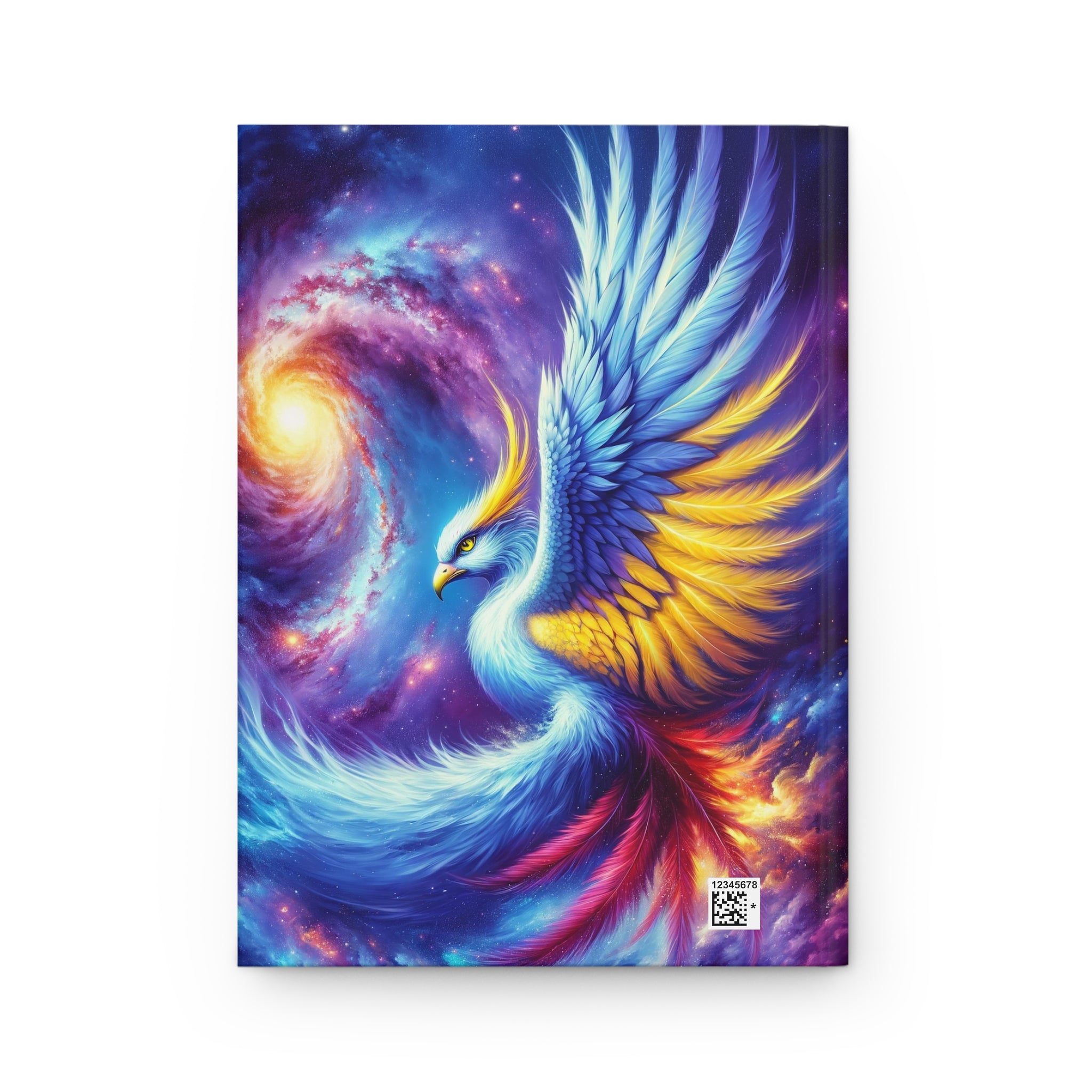 Blue phoenix - Hardcover Notebook