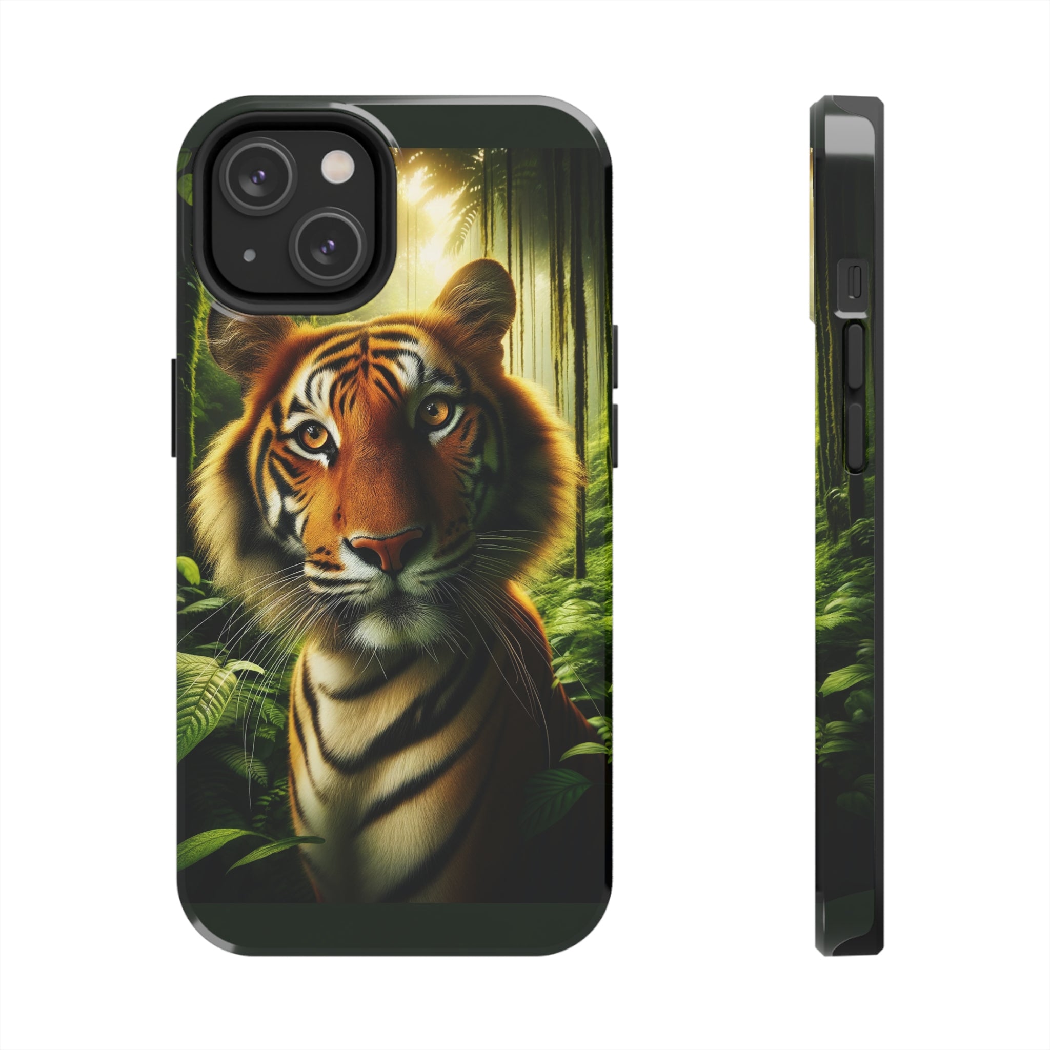 Curious Tiger - Tough Phone Case