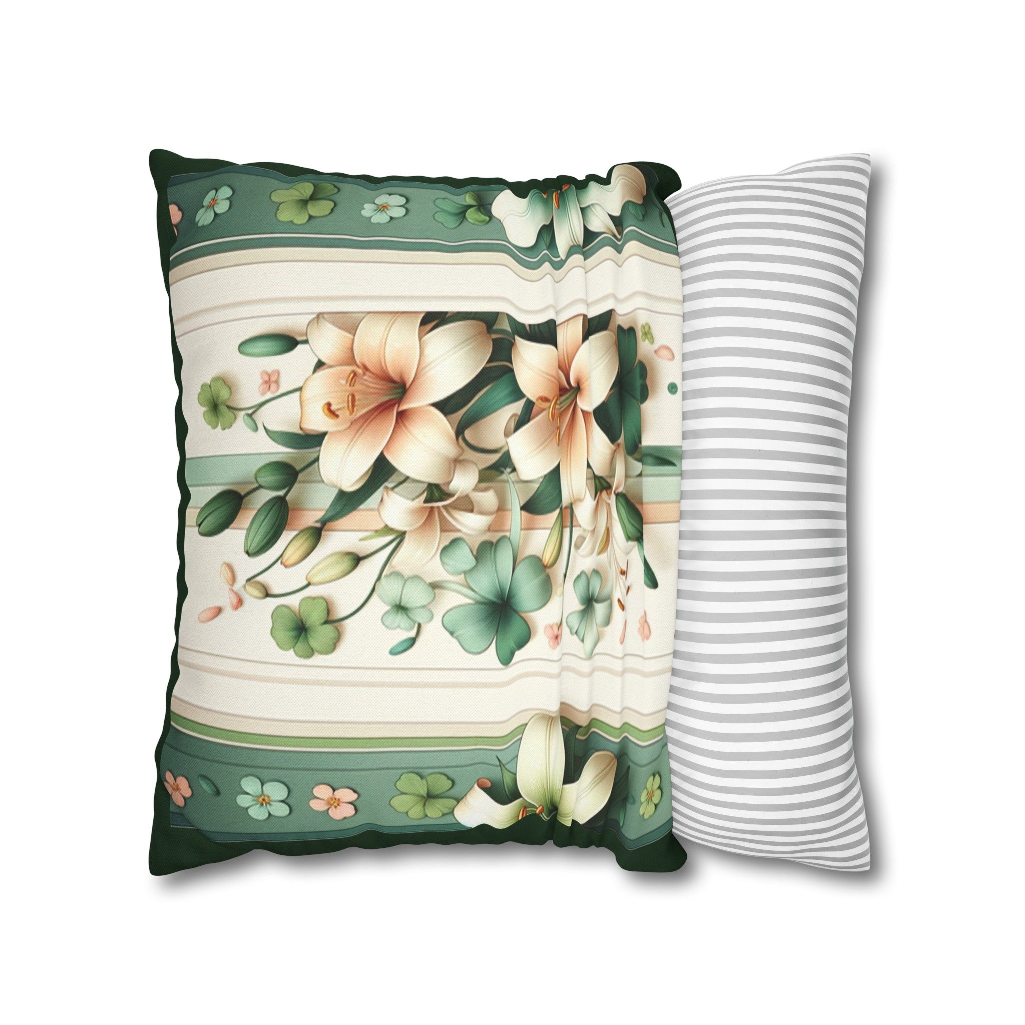 Lilies 2 - Polyester Square Pillowcase