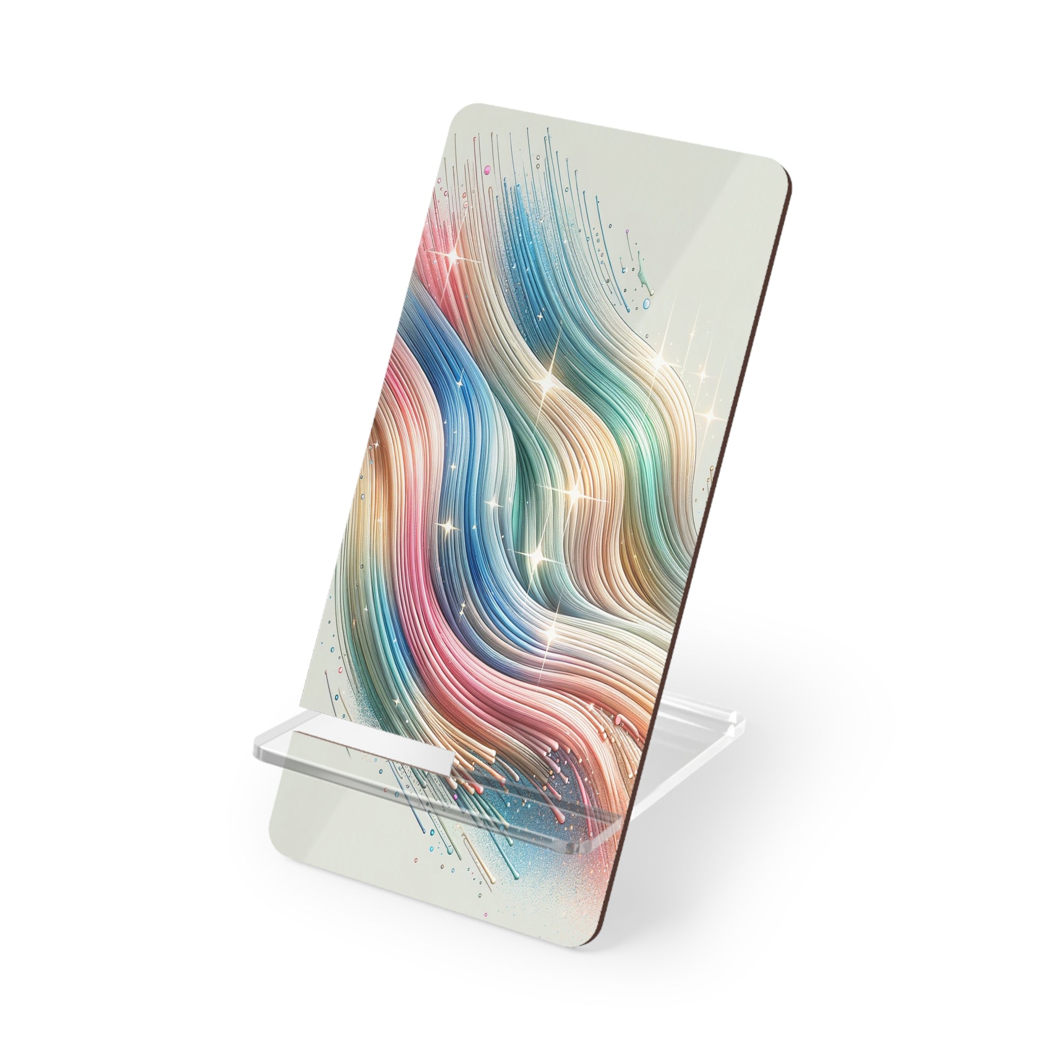 Pastel, diagonal strokes - Smartphone Stand