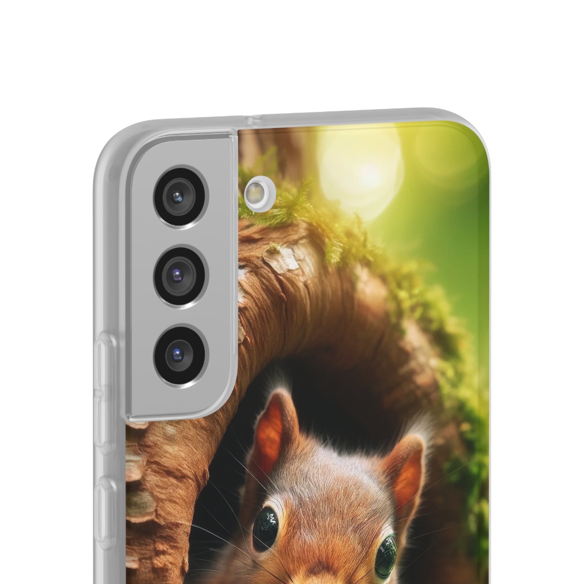 Squirrel in a treehole - Flexi Case (Samsung only)