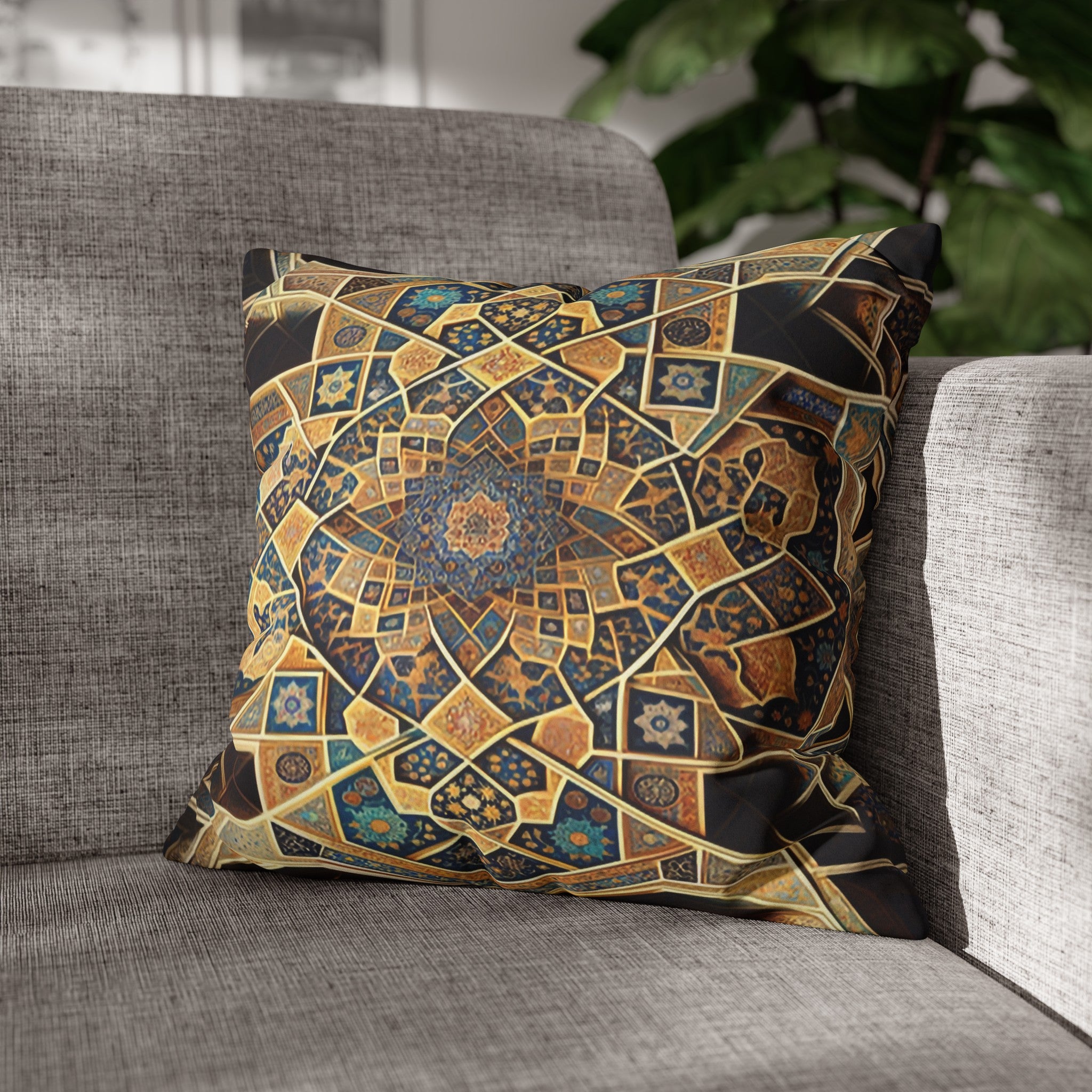 Persian Art (3) - Suede Square Pillowcase