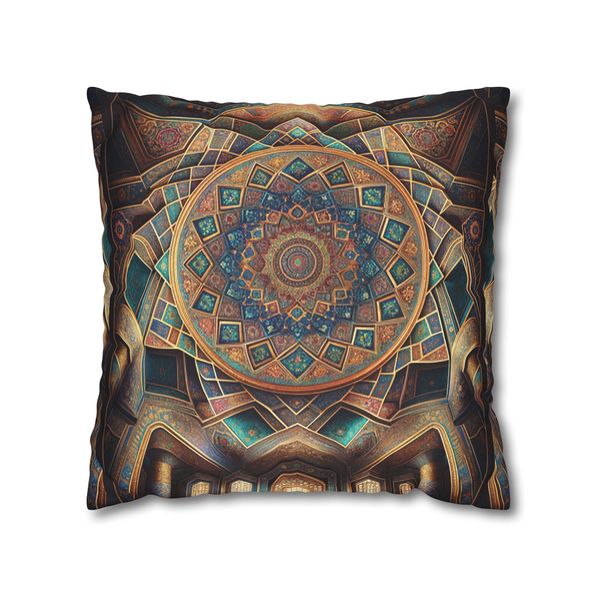 Persian Art (5) - Suede Square Pillowcase