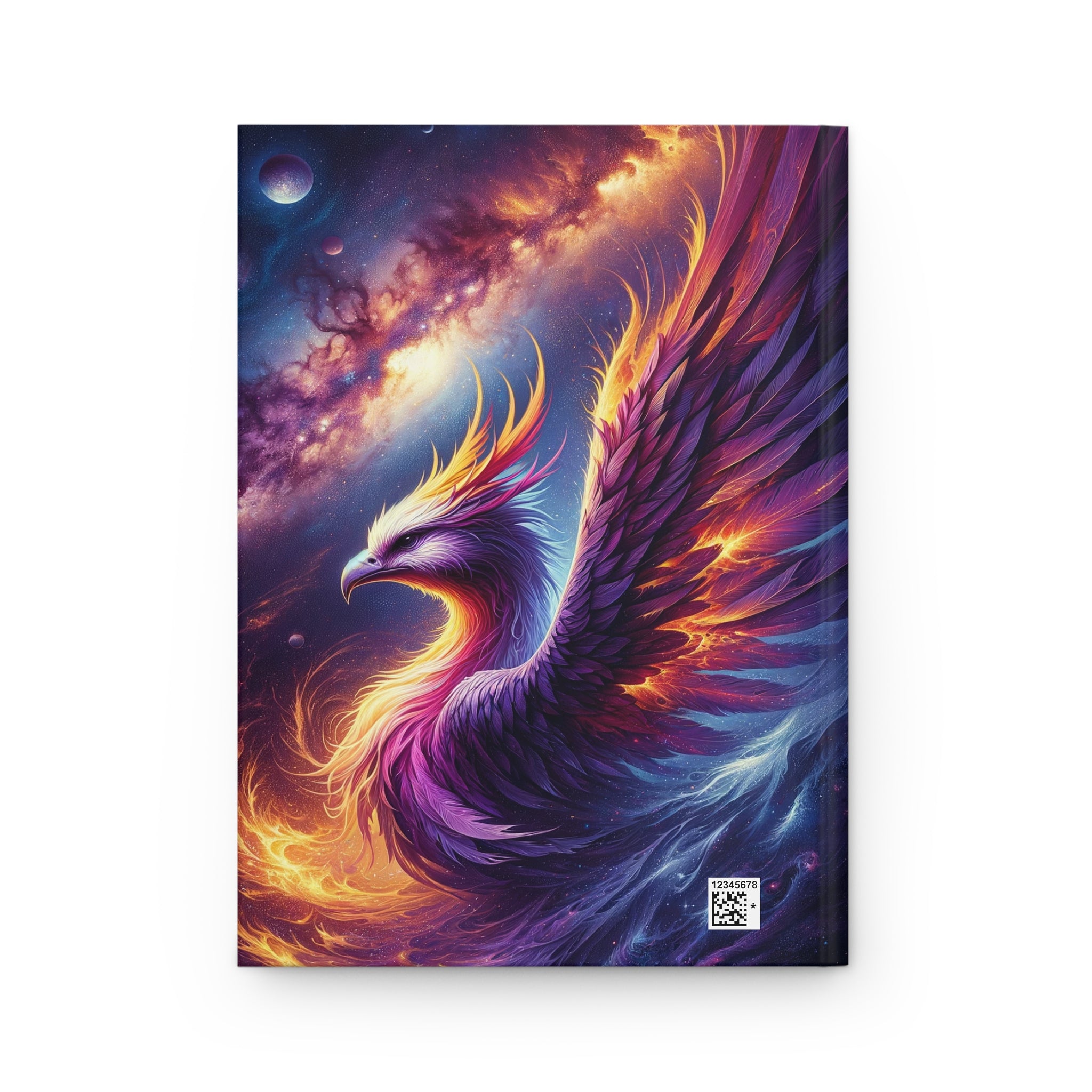 Purple Phoenix - Hardcover Notebook