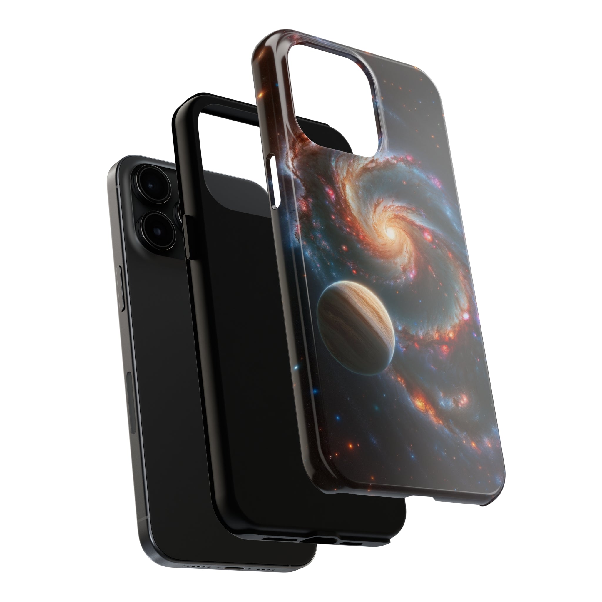 Yellow planet and wormhole - Tough Phone Case