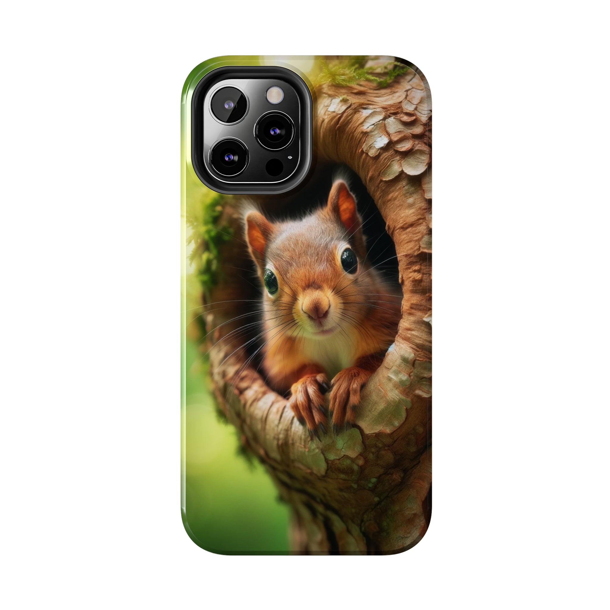 Squirrel in a tree - Tough Phone Case