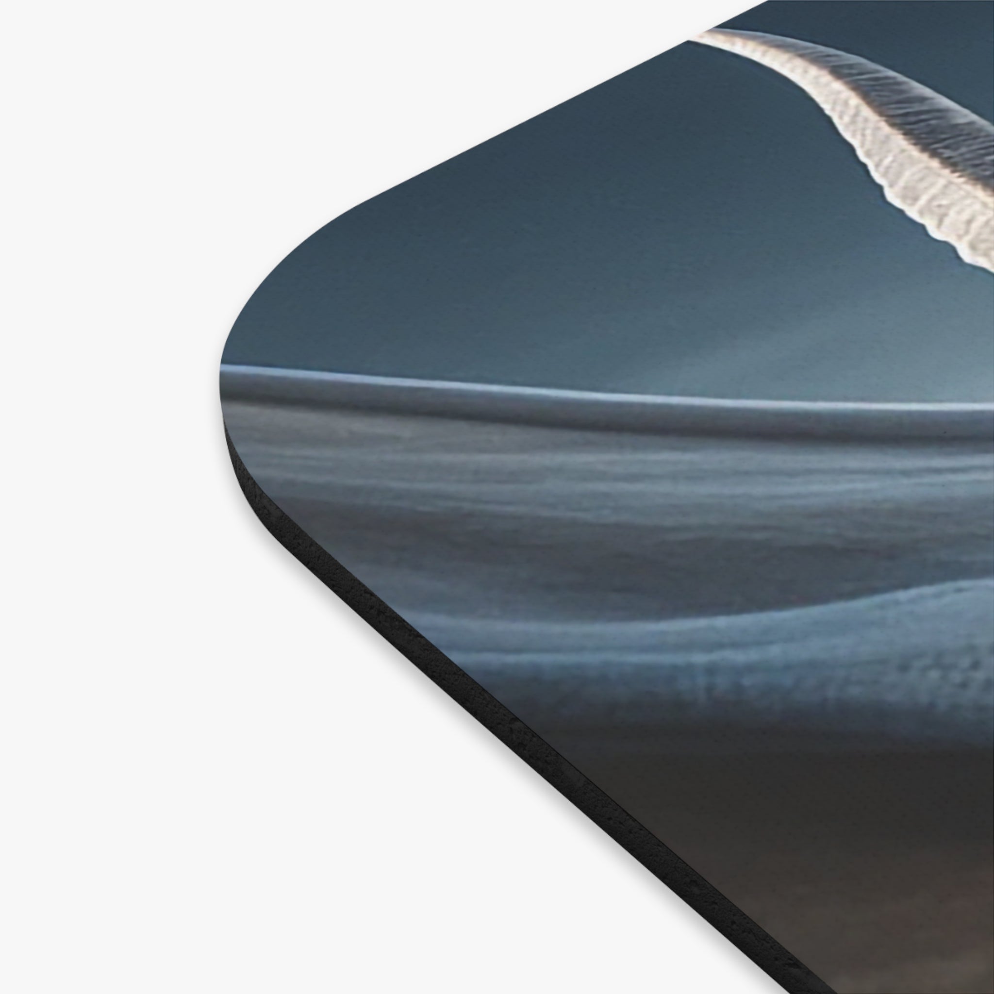 White dragon flying - Mouse Pad (Rectangle)