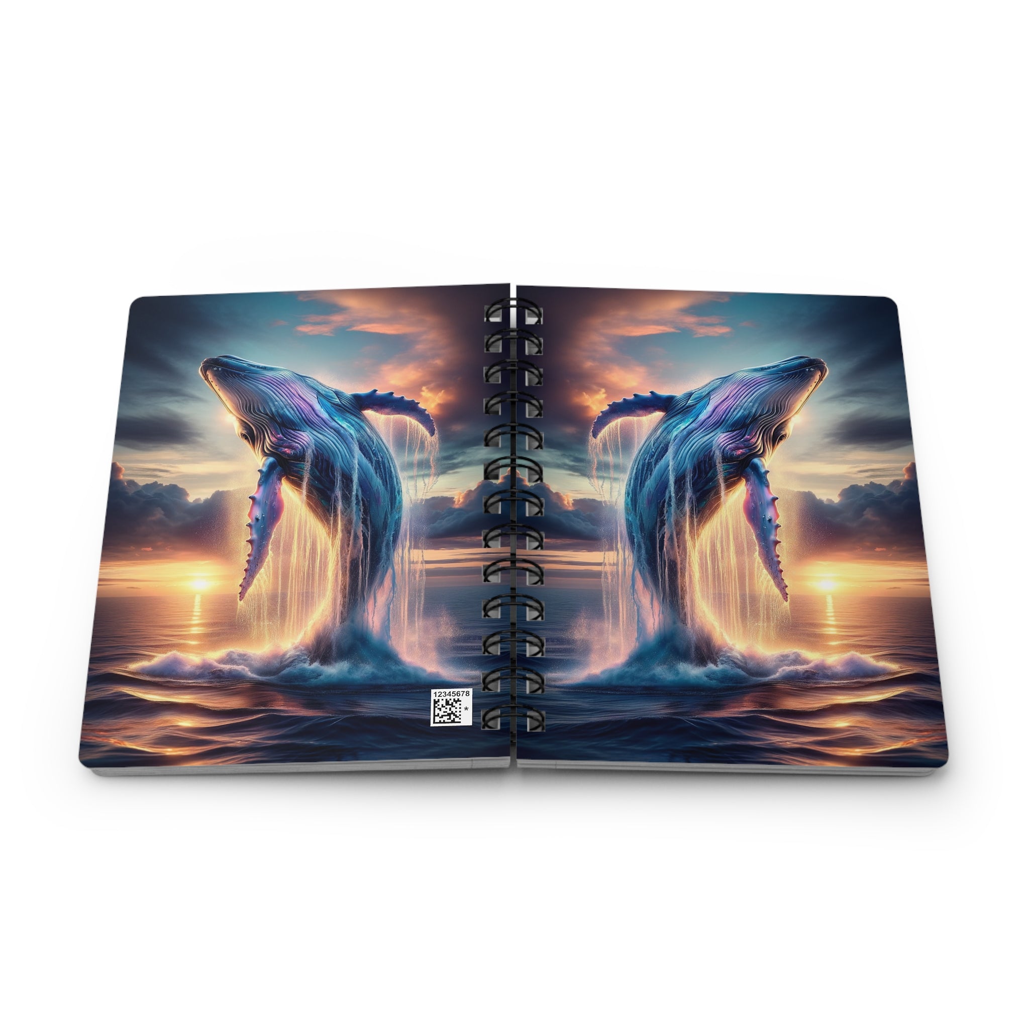 Whale - Spiral Notebook