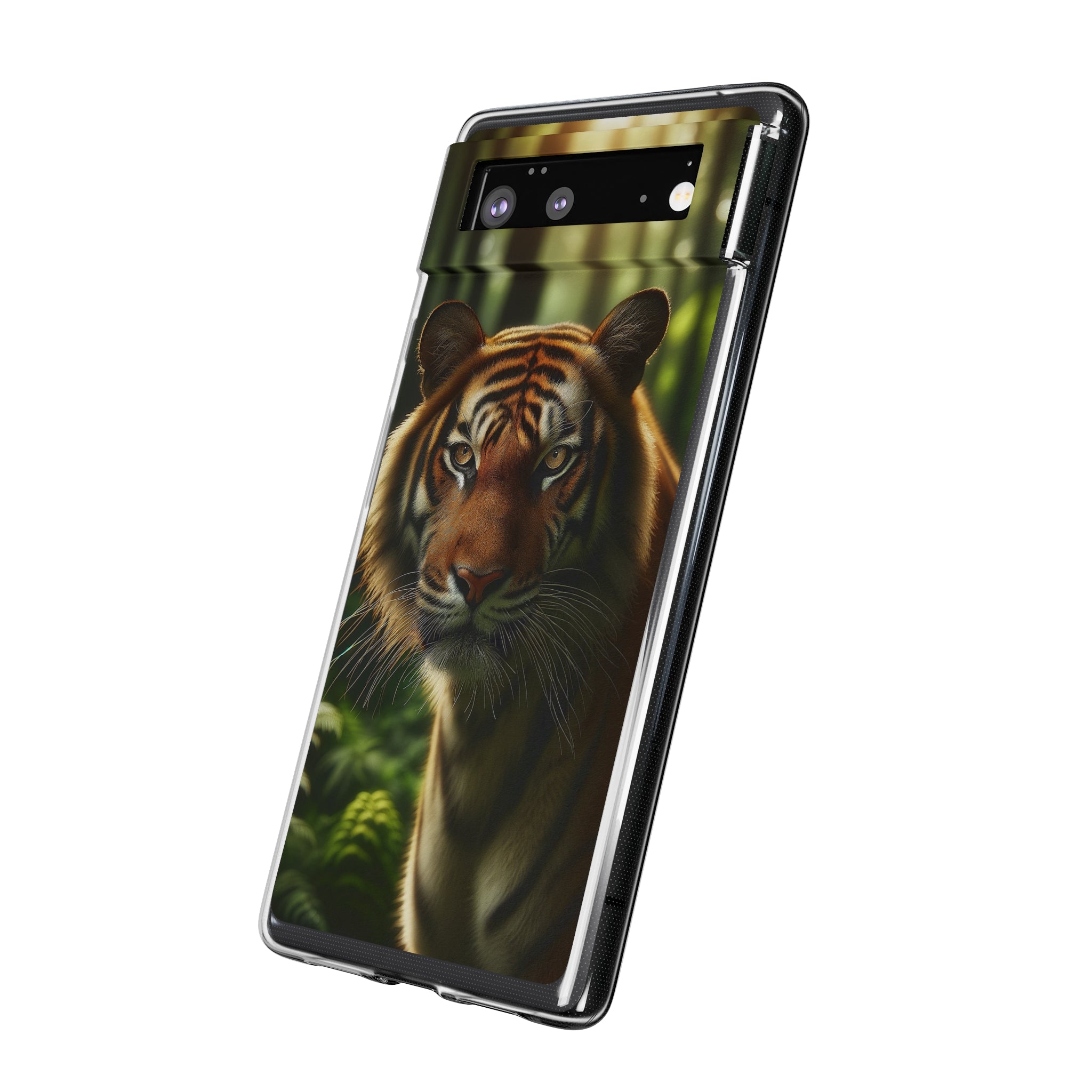 Curious Tiger - Soft Phone Case