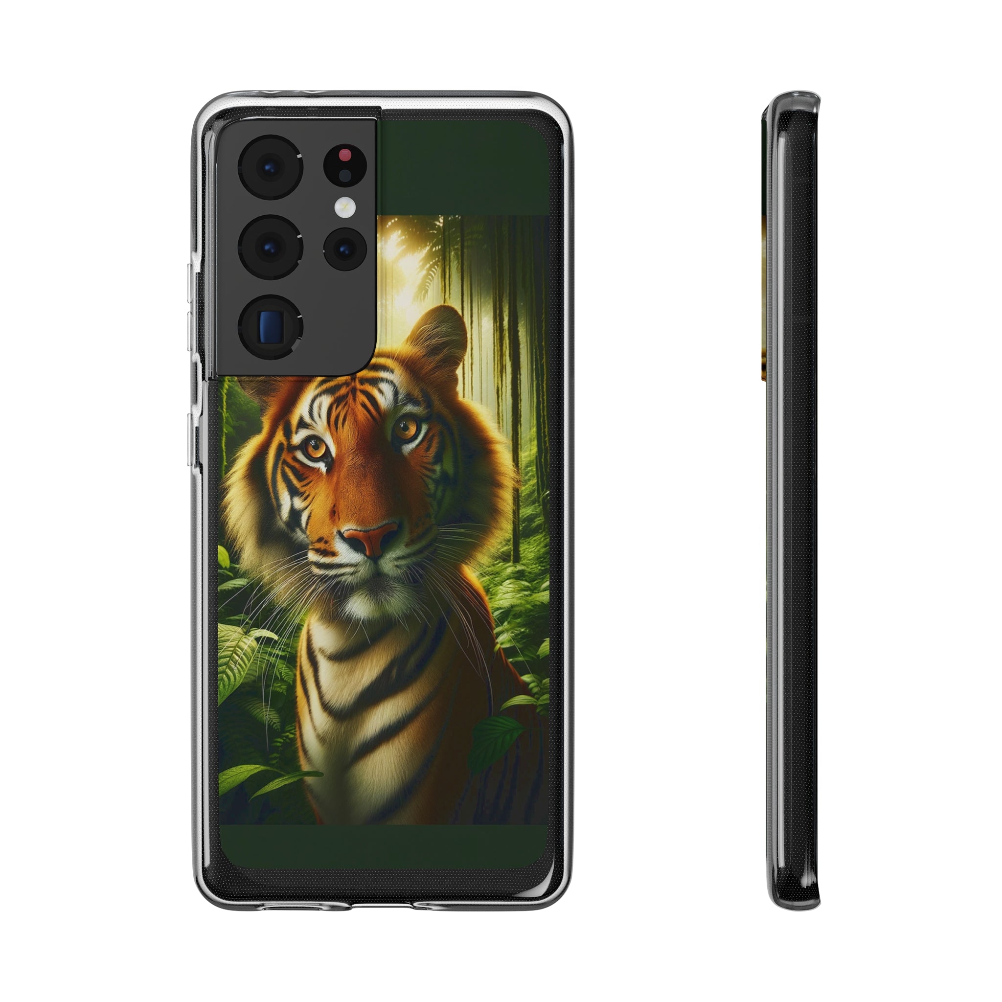 Curious Tiger - Soft Phone Cases