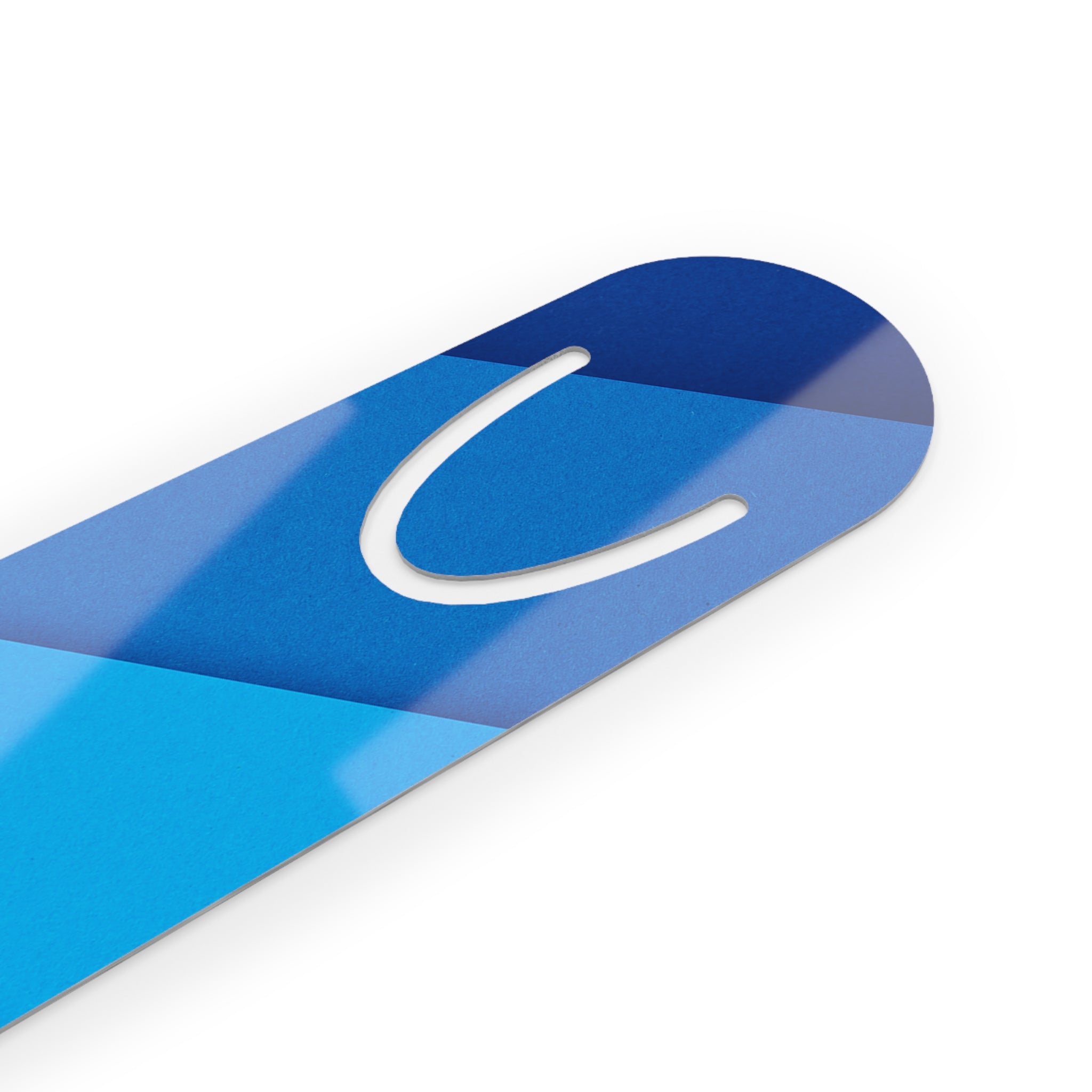 Blue, diagonal shades 1 - Bookmark