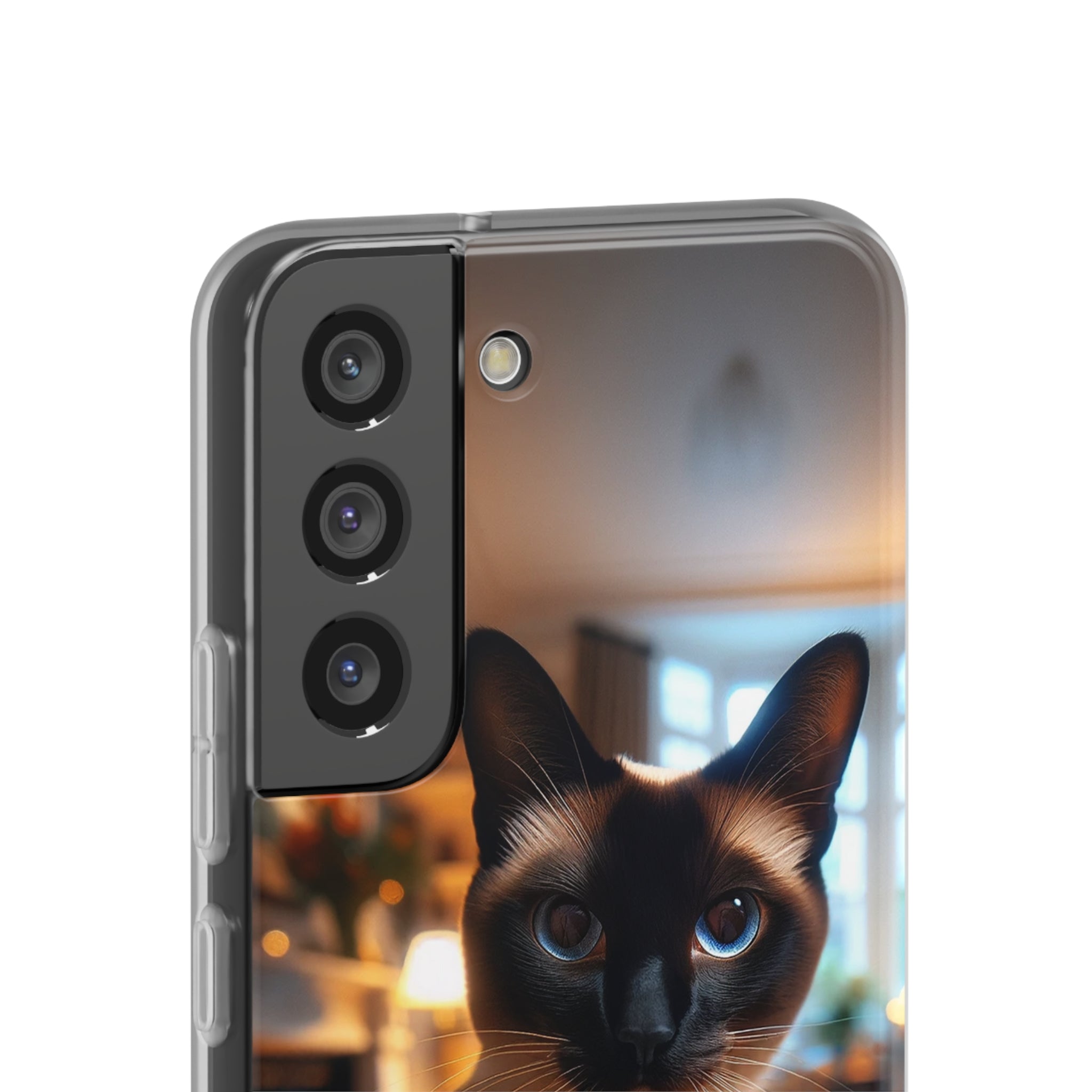 Curious Siamese cat - Flexi Case (Samsung only)