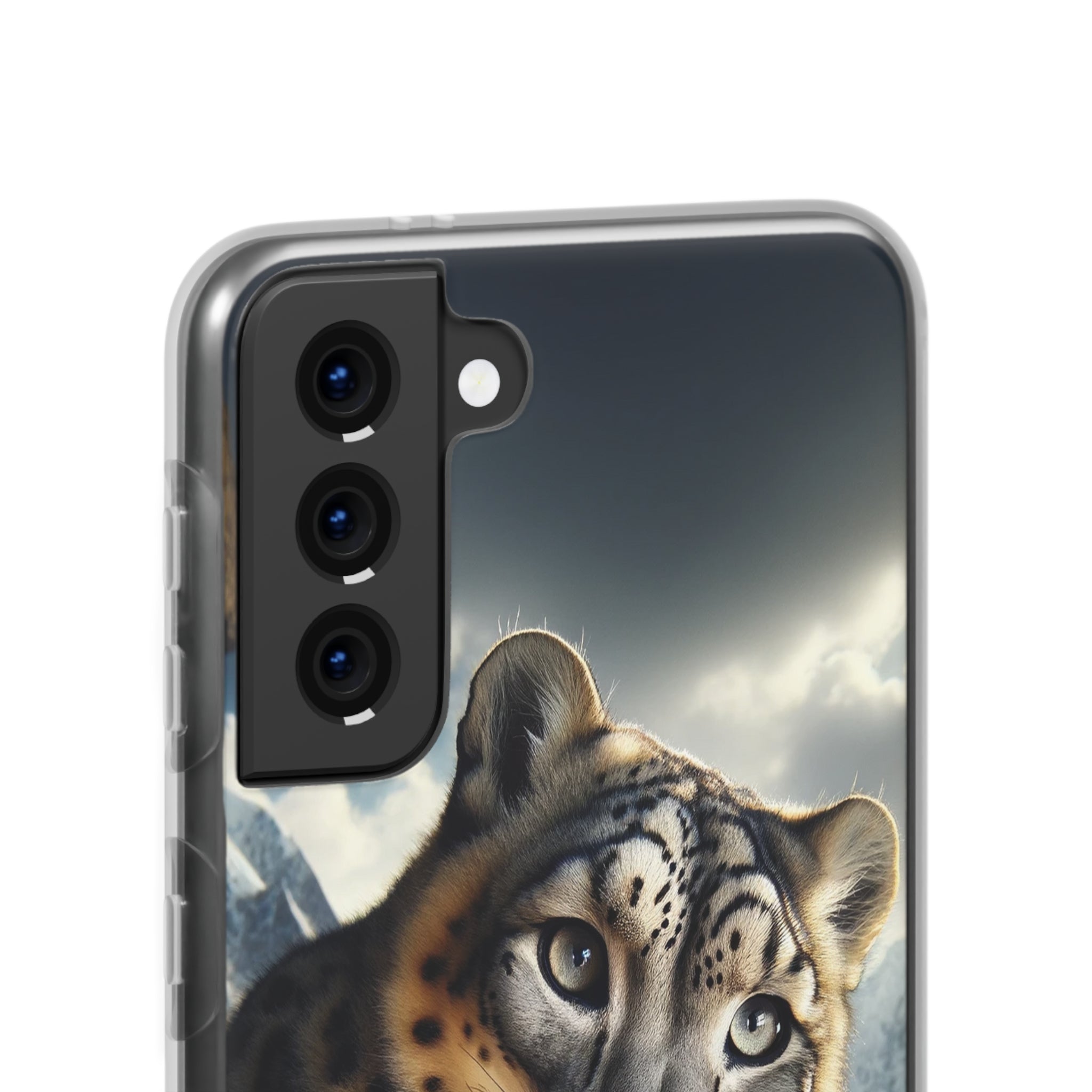 Curious Snow leopard - Flexi Case (Samsung only)