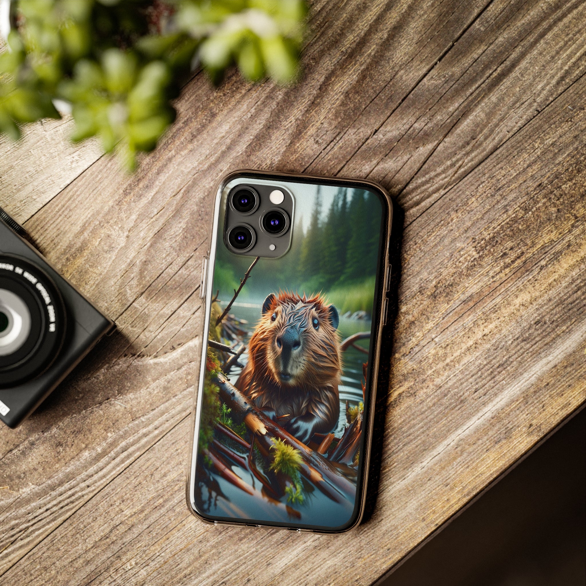 Curious Beaver - Soft Phone Case