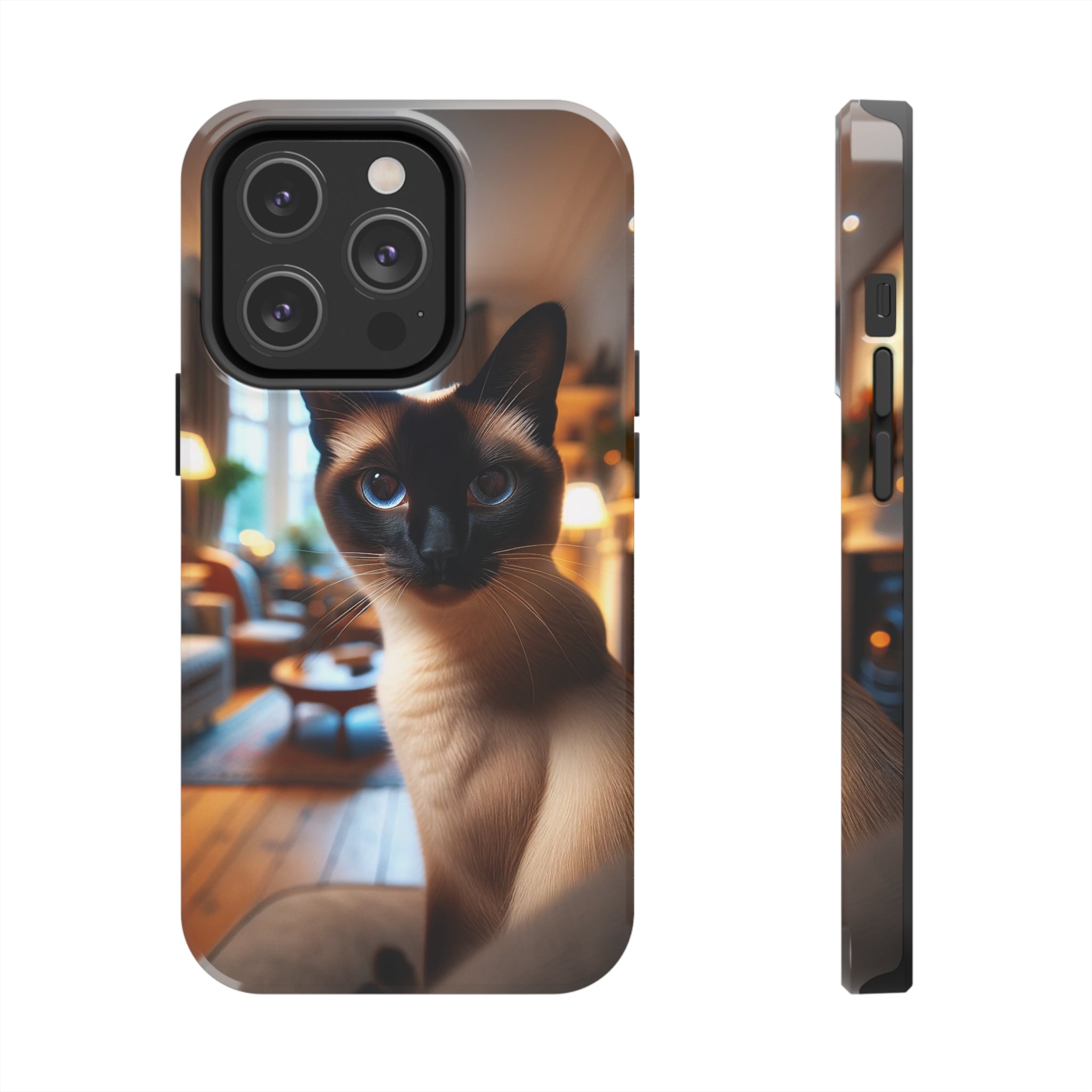 Curious cat - Tough Phone Case