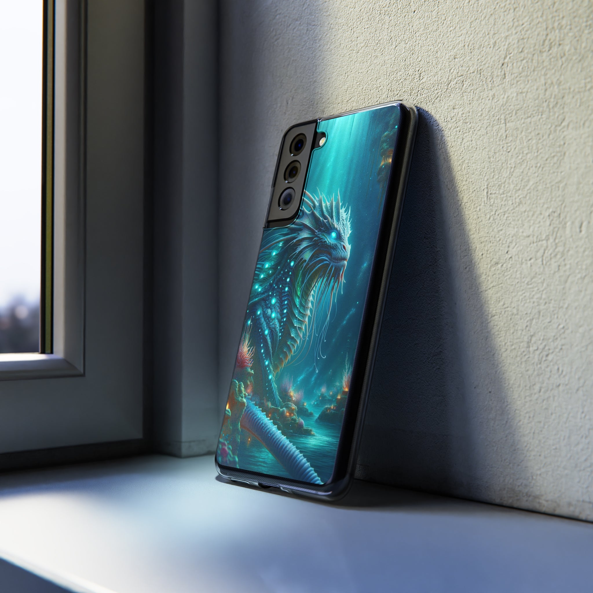 Sea monster - Soft Phone Case