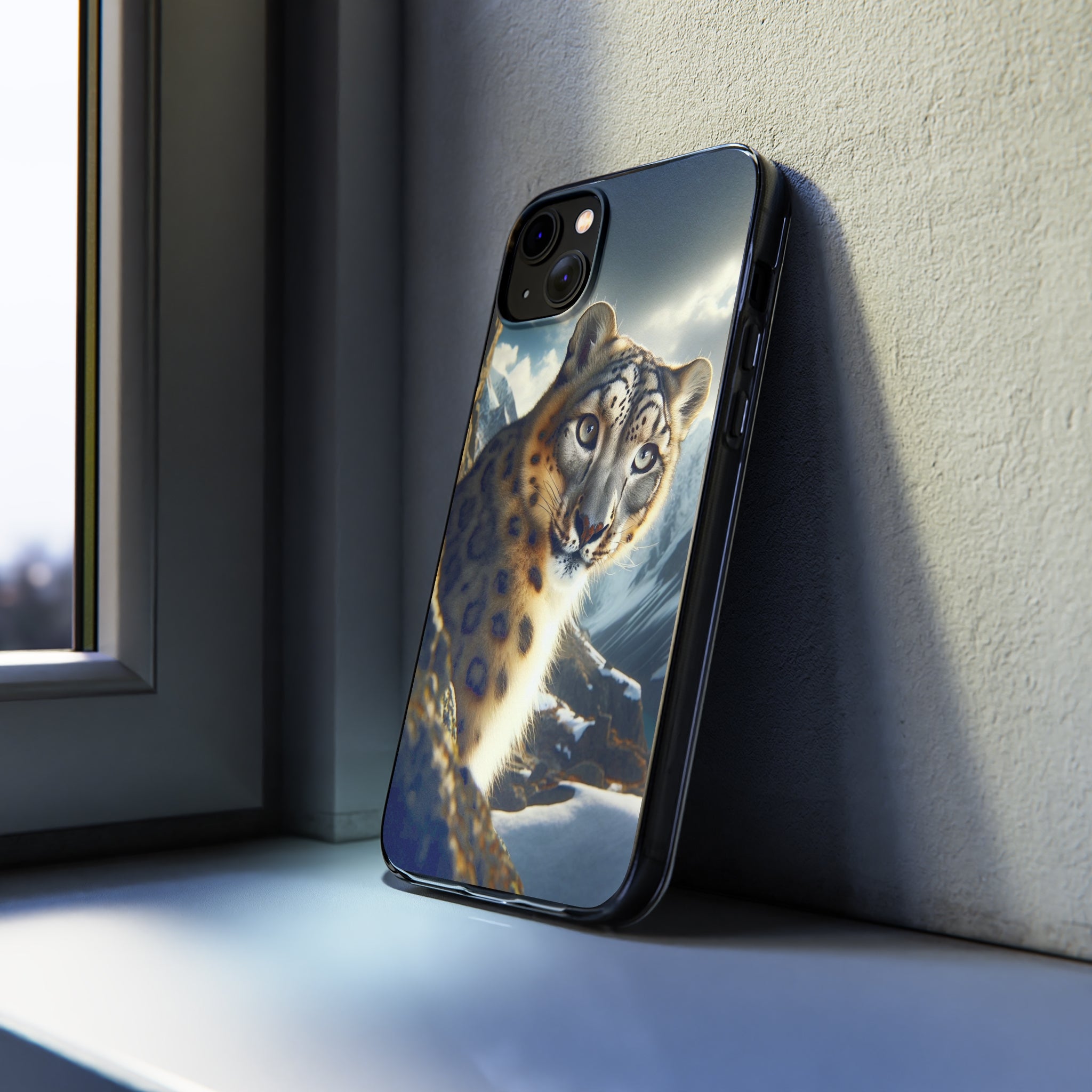 Snow Leopard - Soft Phone Case