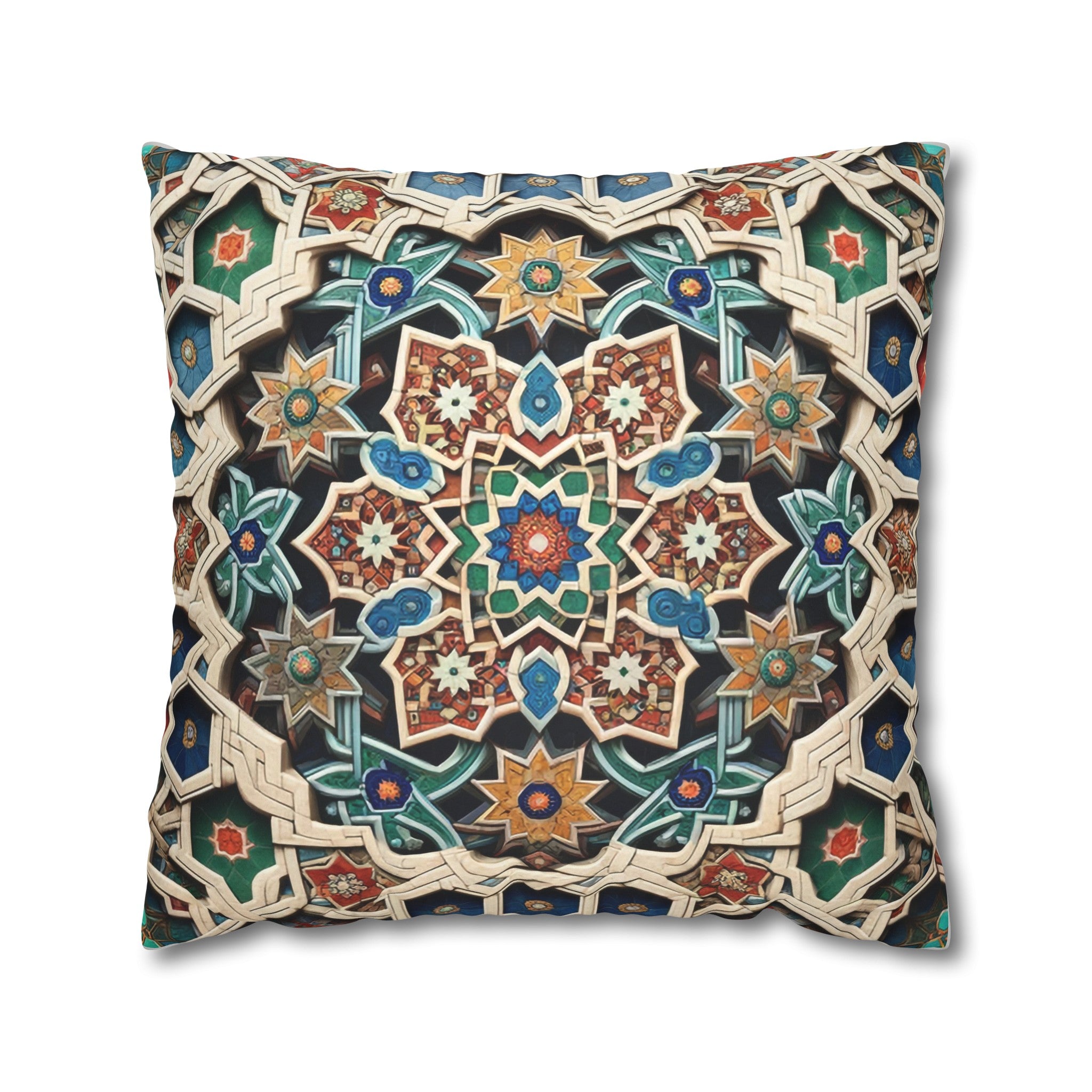 Persian Art (1) - Suede Square Pillowcase