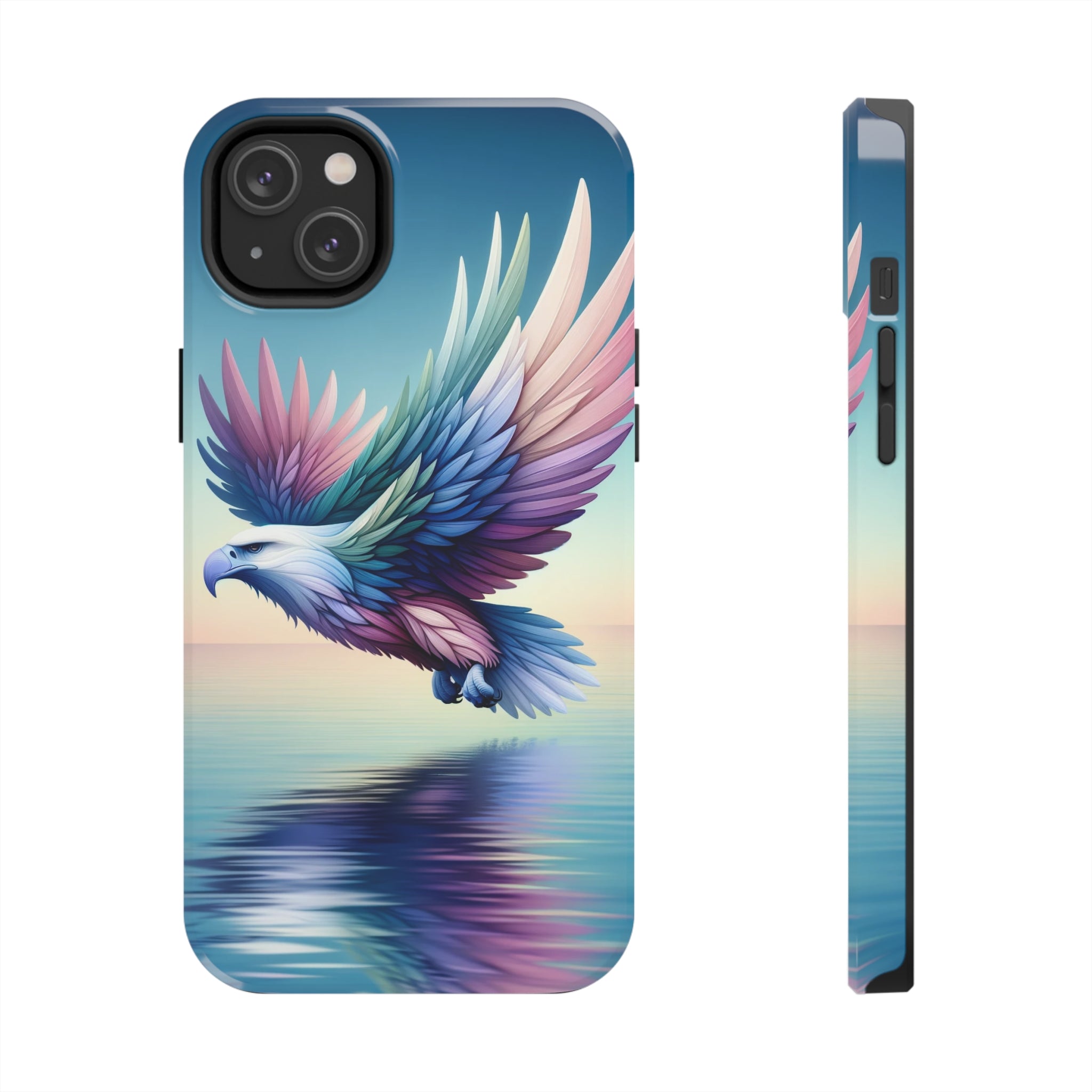 Eagle with colourful feathers - Tough Phone Case