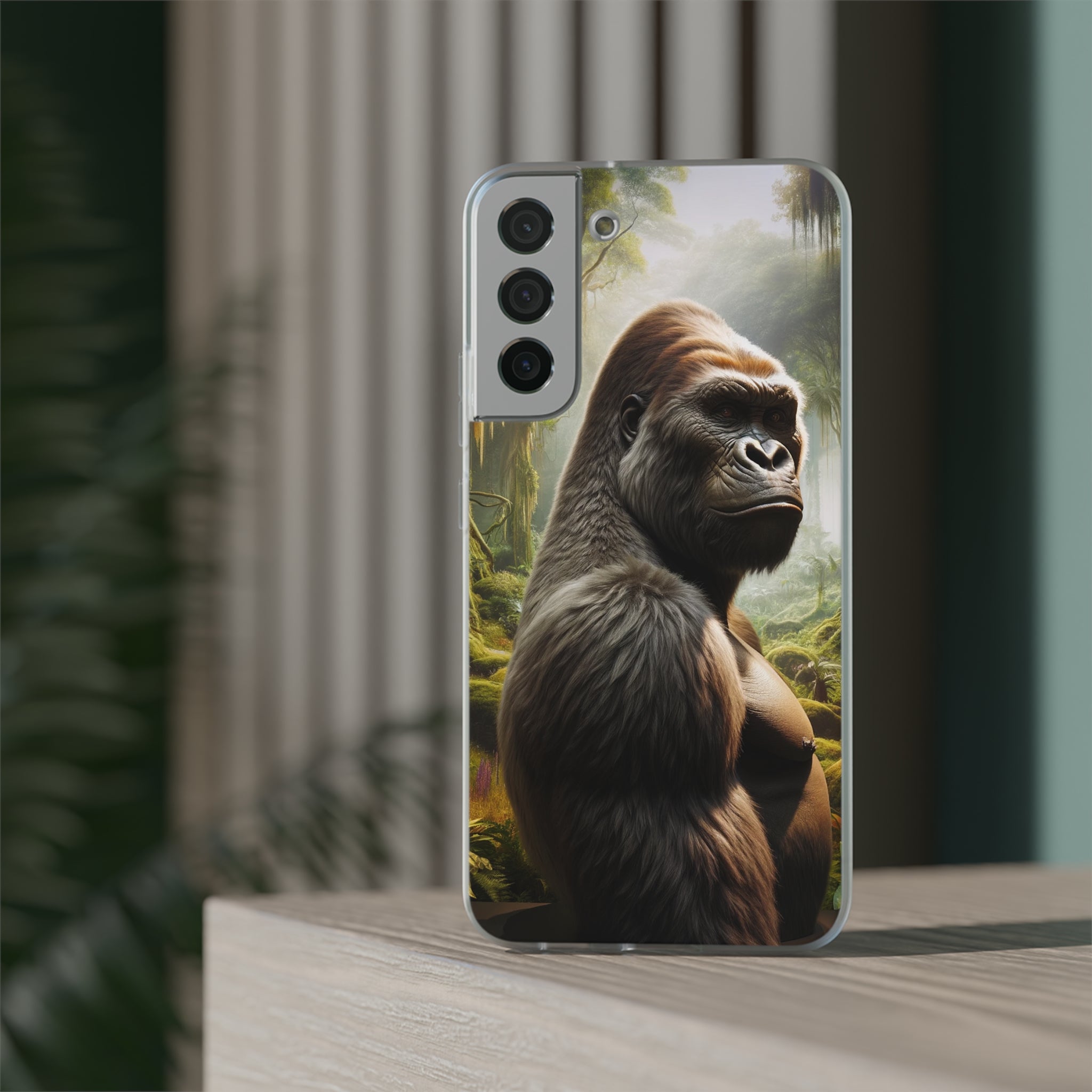 Curious Gorilla - Flexi Case (for Samsung only)