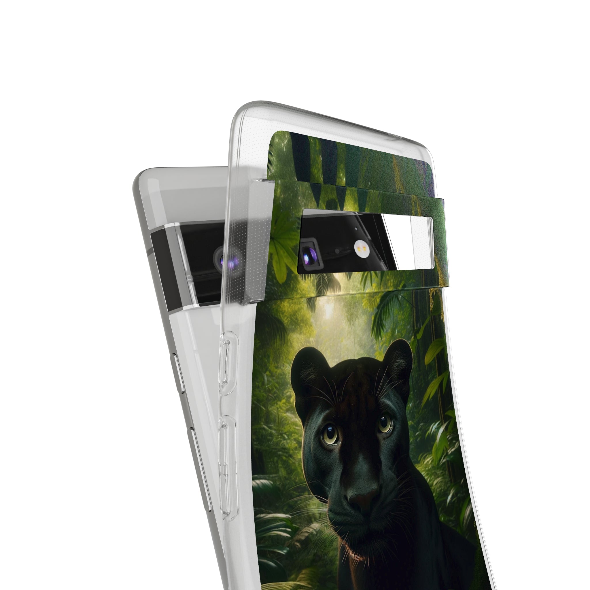 Curious Panther - Soft Phone Case