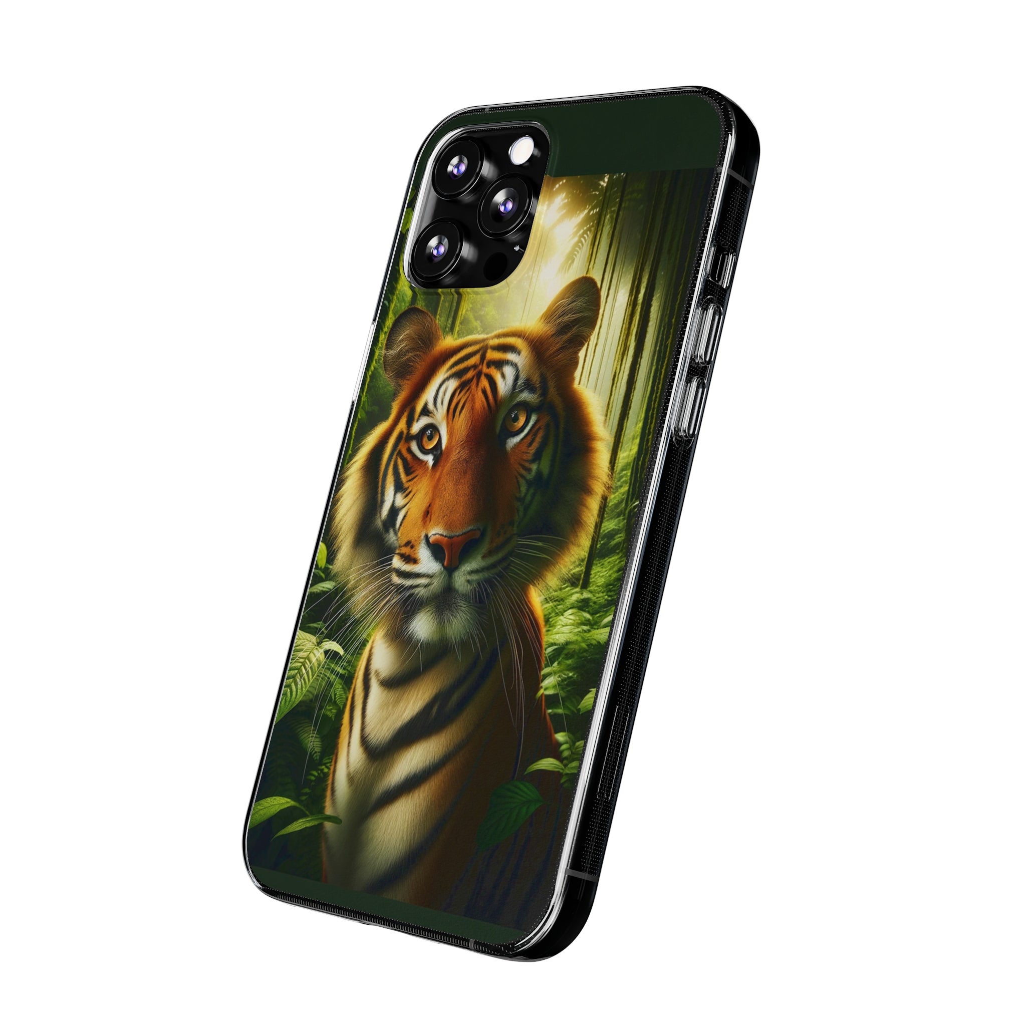 Curious Tiger - Soft Phone Cases