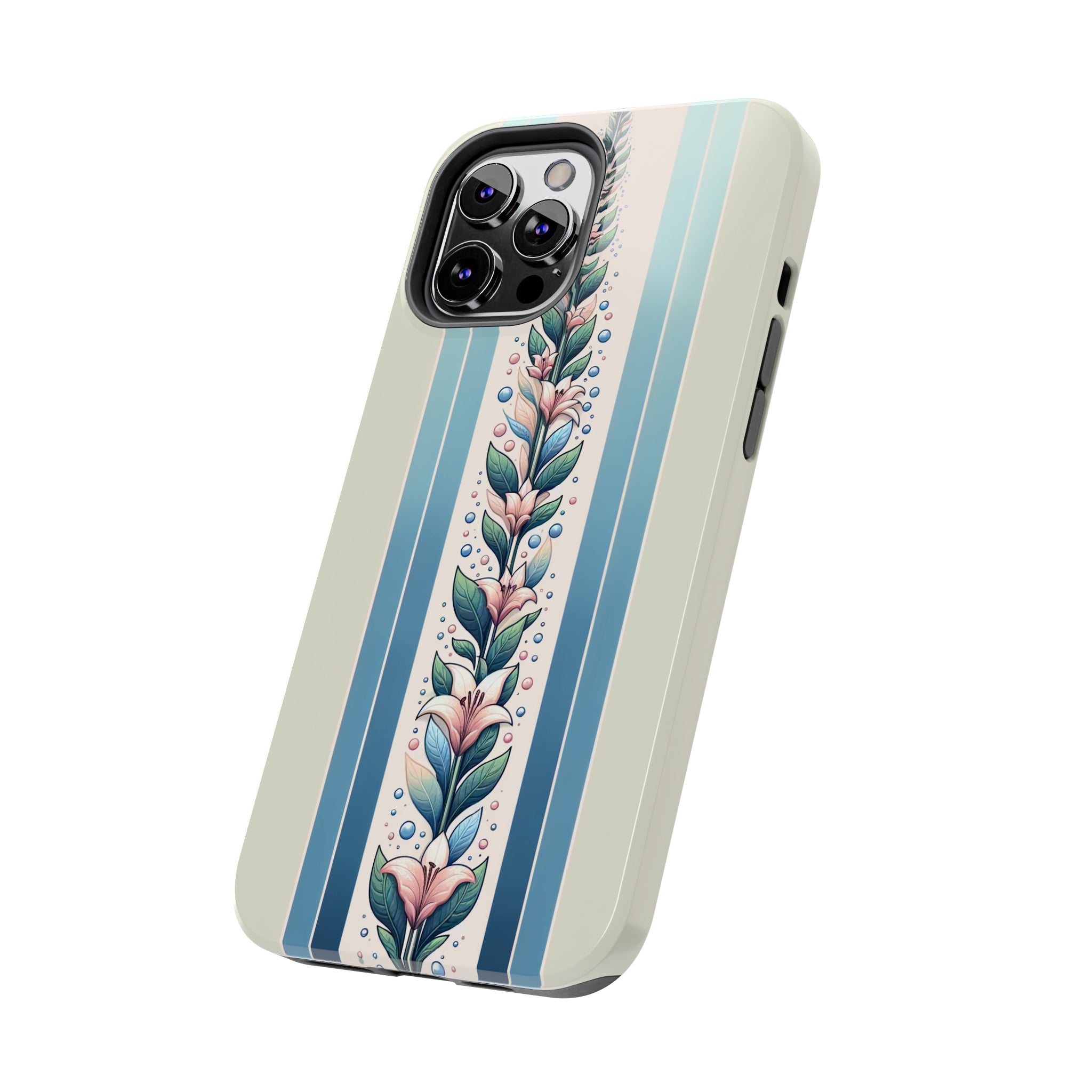 Lilies and leaves - Tough Phone Case