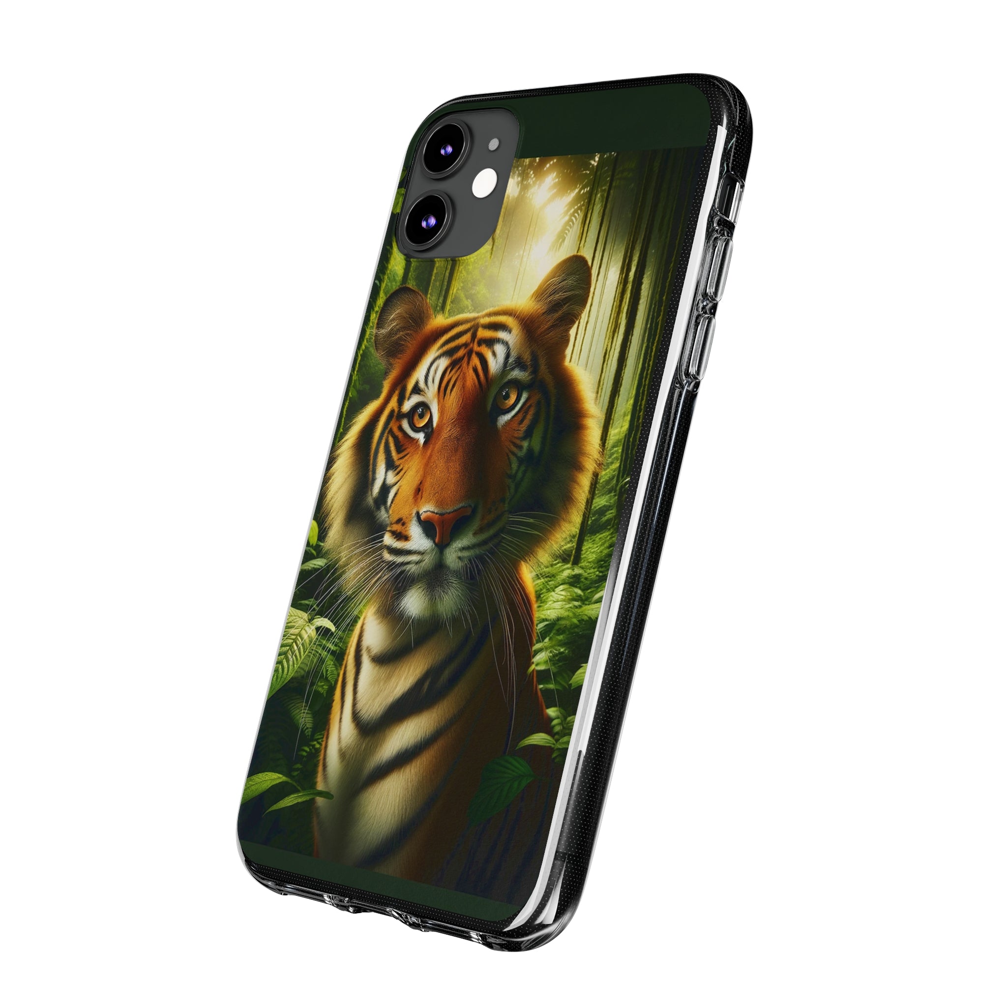 Curious Tiger - Soft Phone Cases