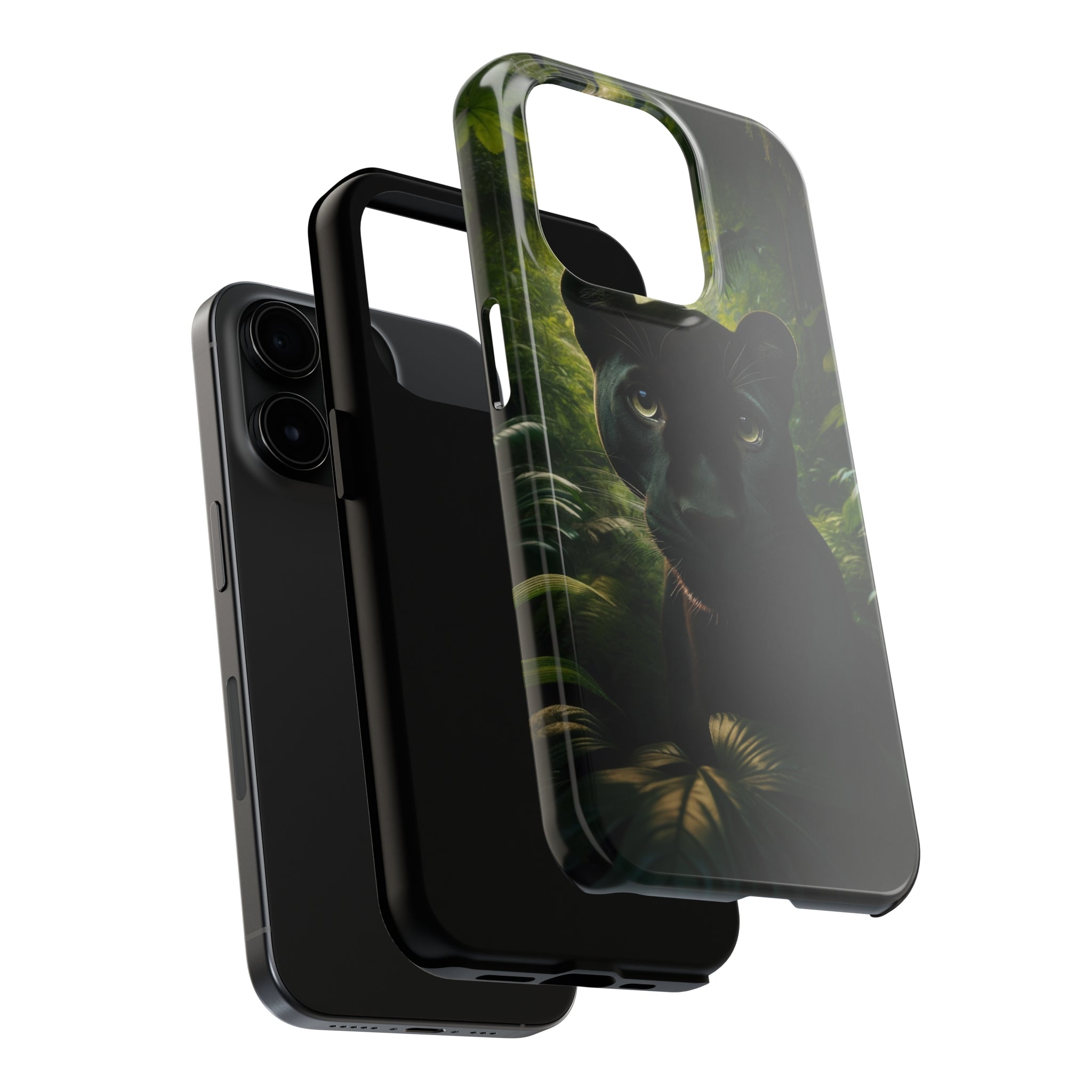 Curious black panther - Tough Phone Case