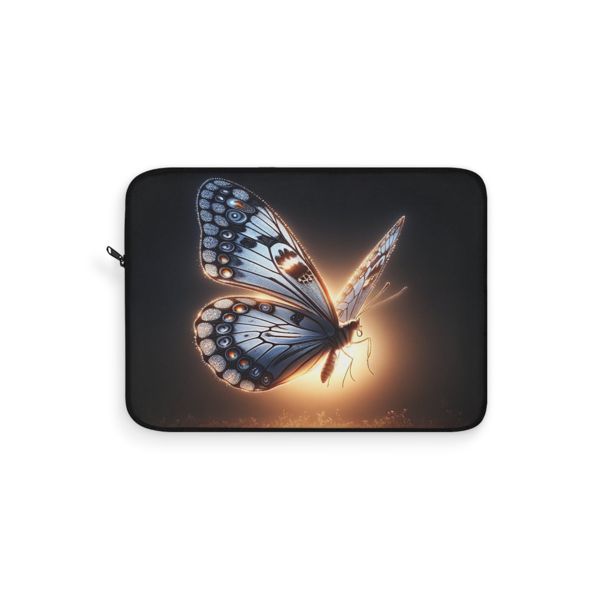 A grey-silver coloured butterfly - Laptop Sleeve