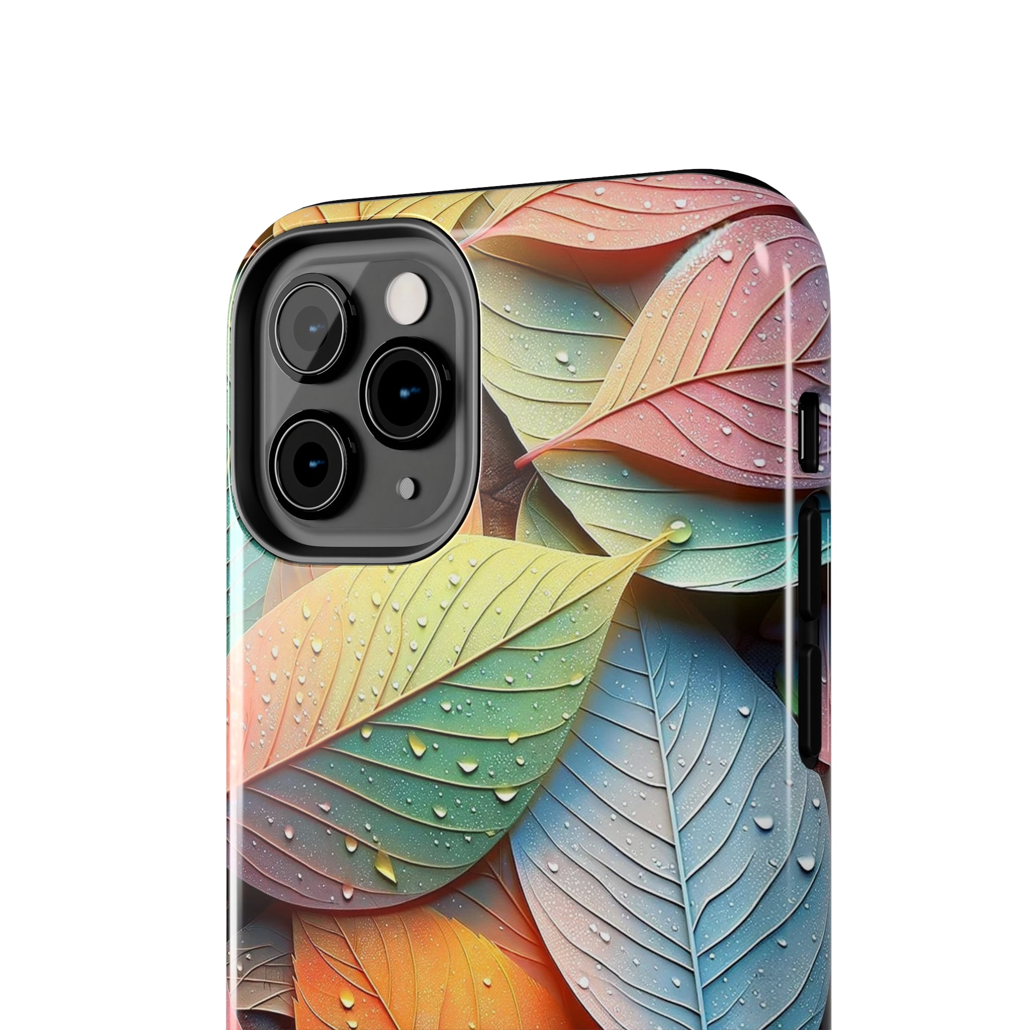 Pastel coloured leaves - Tough Phone Case