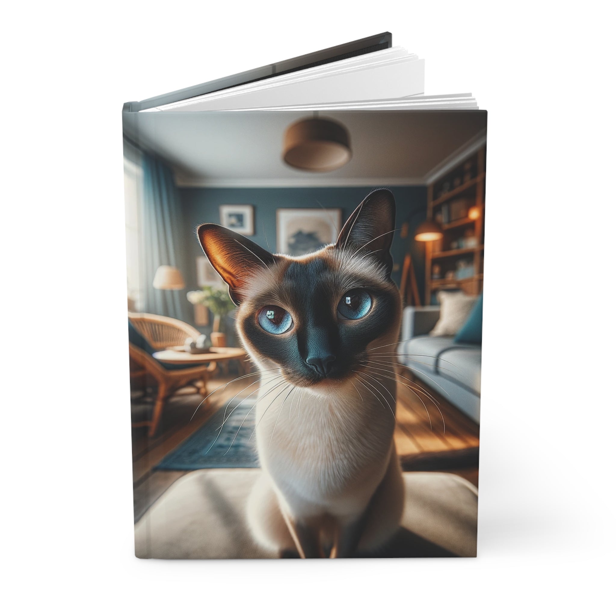 Siamese cat - Hardcover Notebook