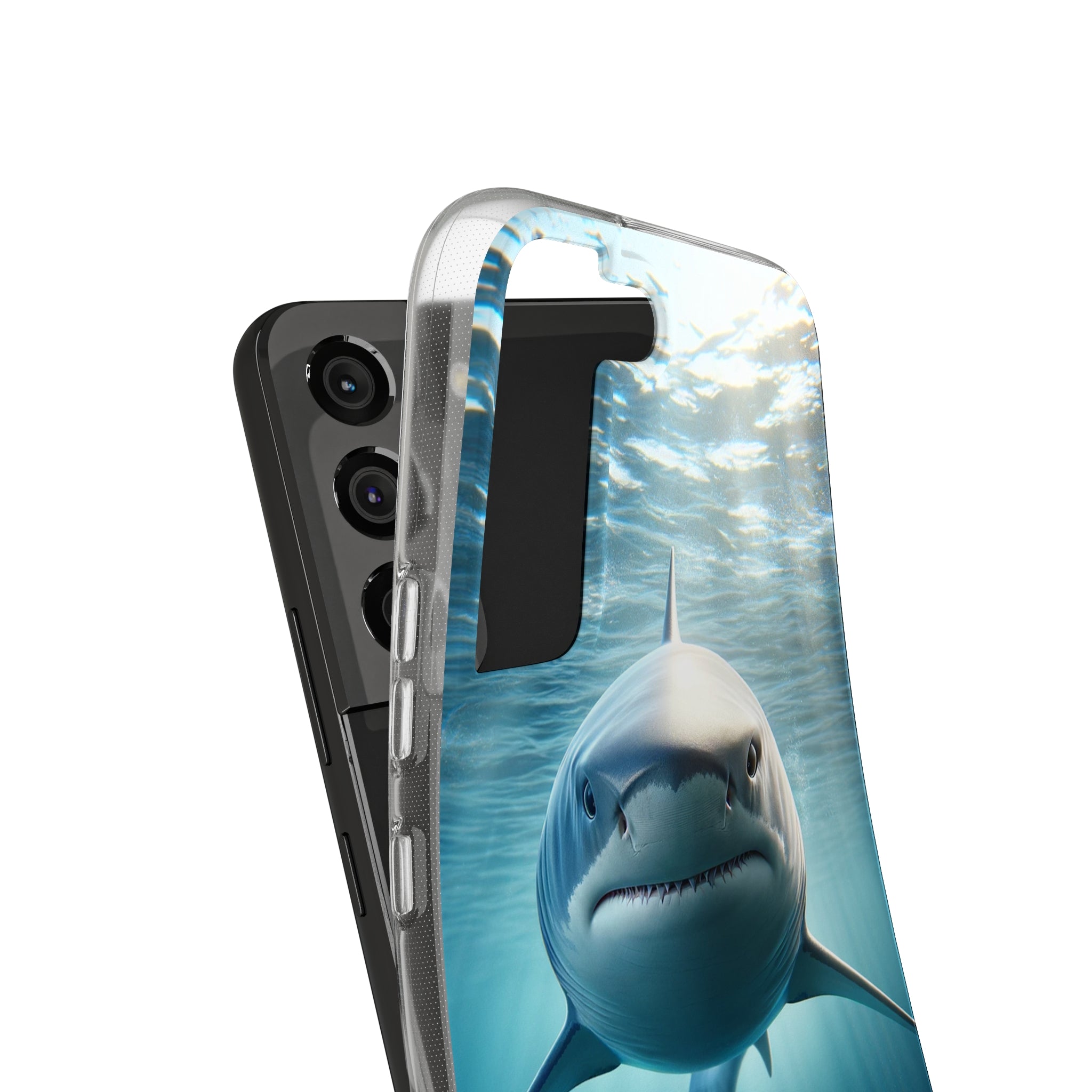 Curious Shark - Soft Phone Case