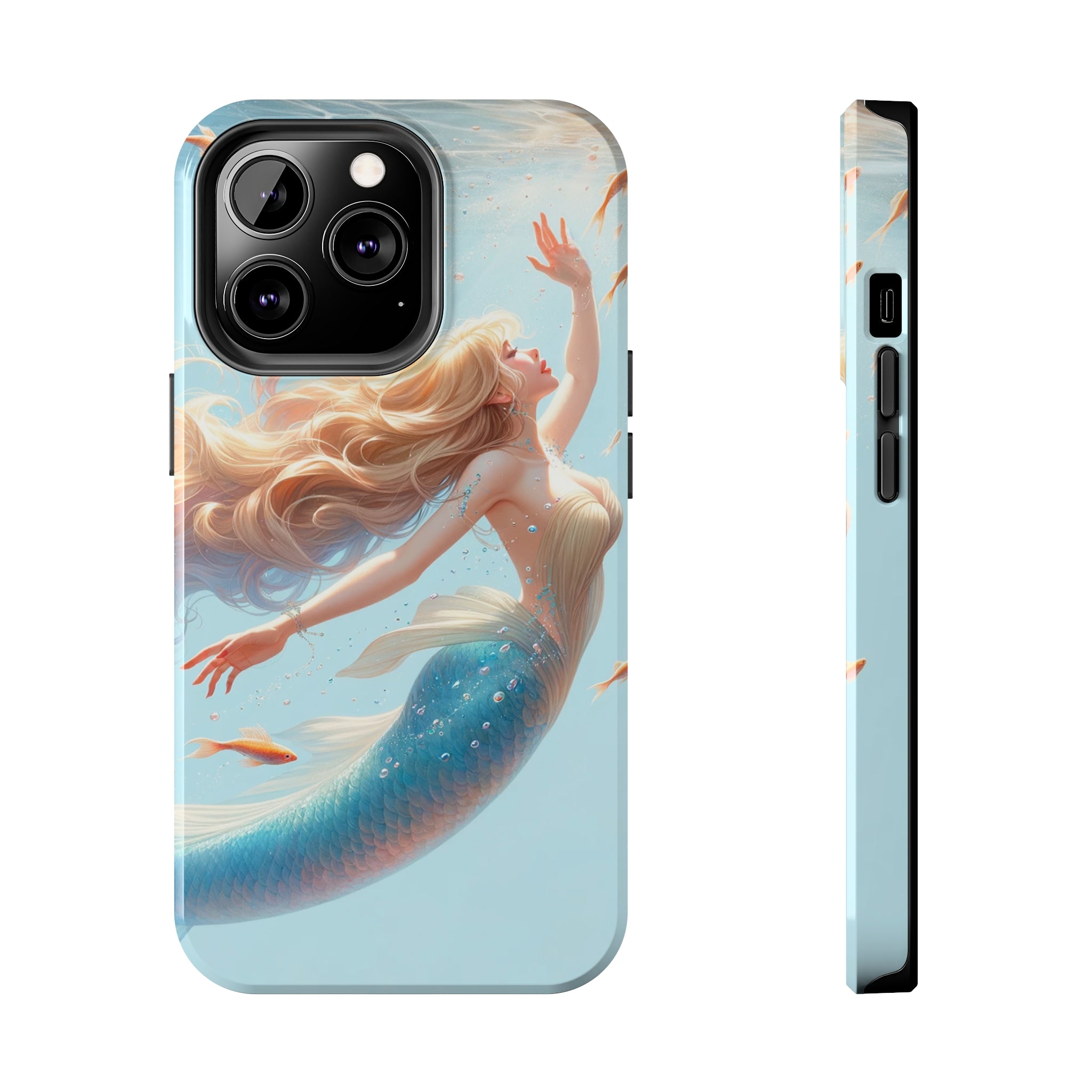 Blond mermaid - Tough Phone Case